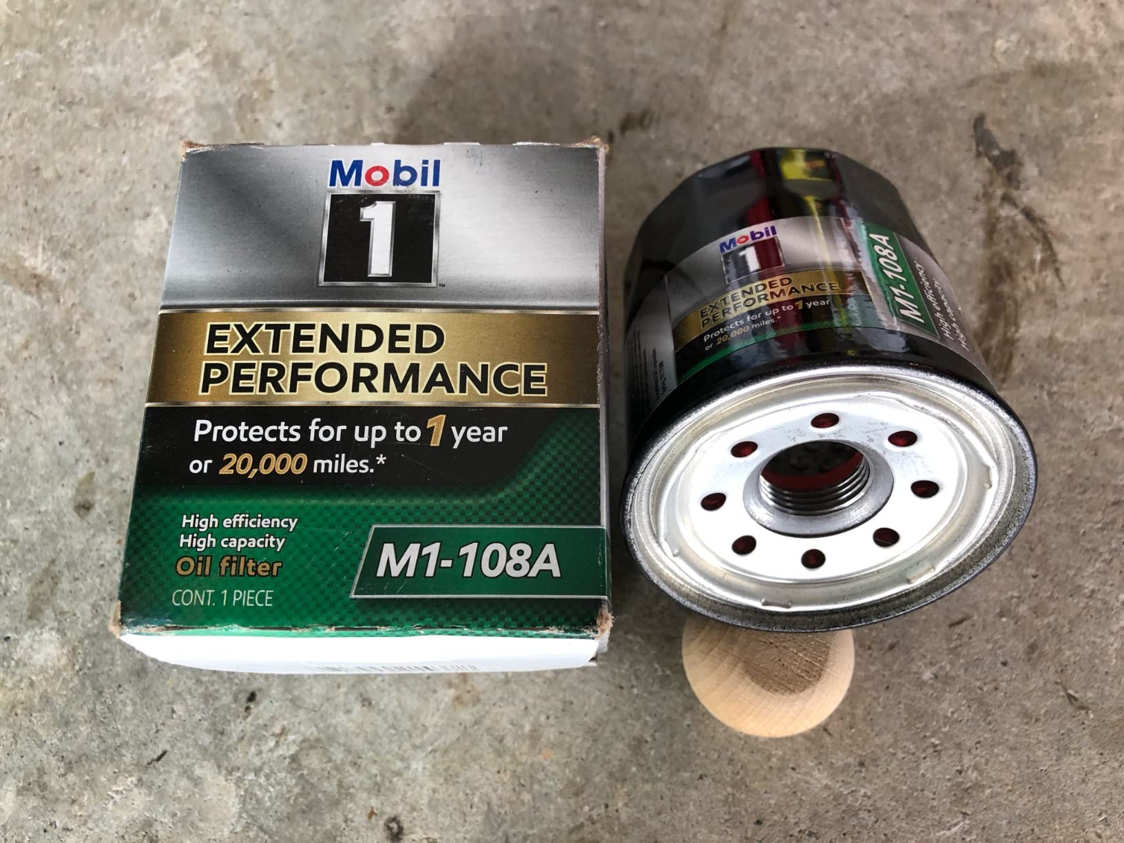 Mobil 1 M1-108A Extended Performance Oil Filter, 2 Pack, Synthetic Blend, 25,000 Mile Protection customer photo 2