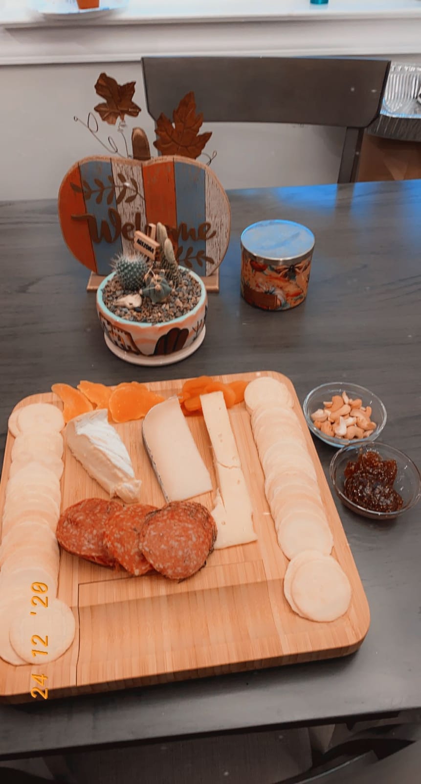 Charcuterie Board Gift Set, Bamboo Cheese Board With Cutlery, Includes Stainless Steel Serving Utensils, Cheese Platter and Serving Tray, Suitable for Wedding, Gift for Couples, and Housewarming Gifts customer photo 2
