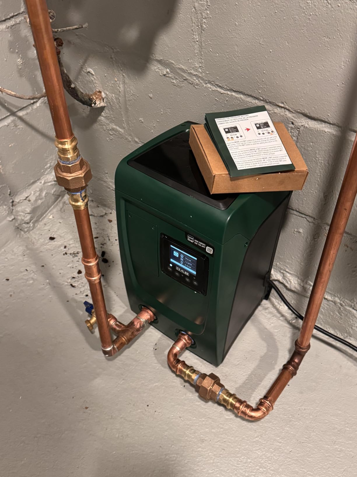 DAB E.Sybox Mini 3 Electronic Pressurisation System, Constant Pressure, Ultra Low 45db(A) Noise, 2.7