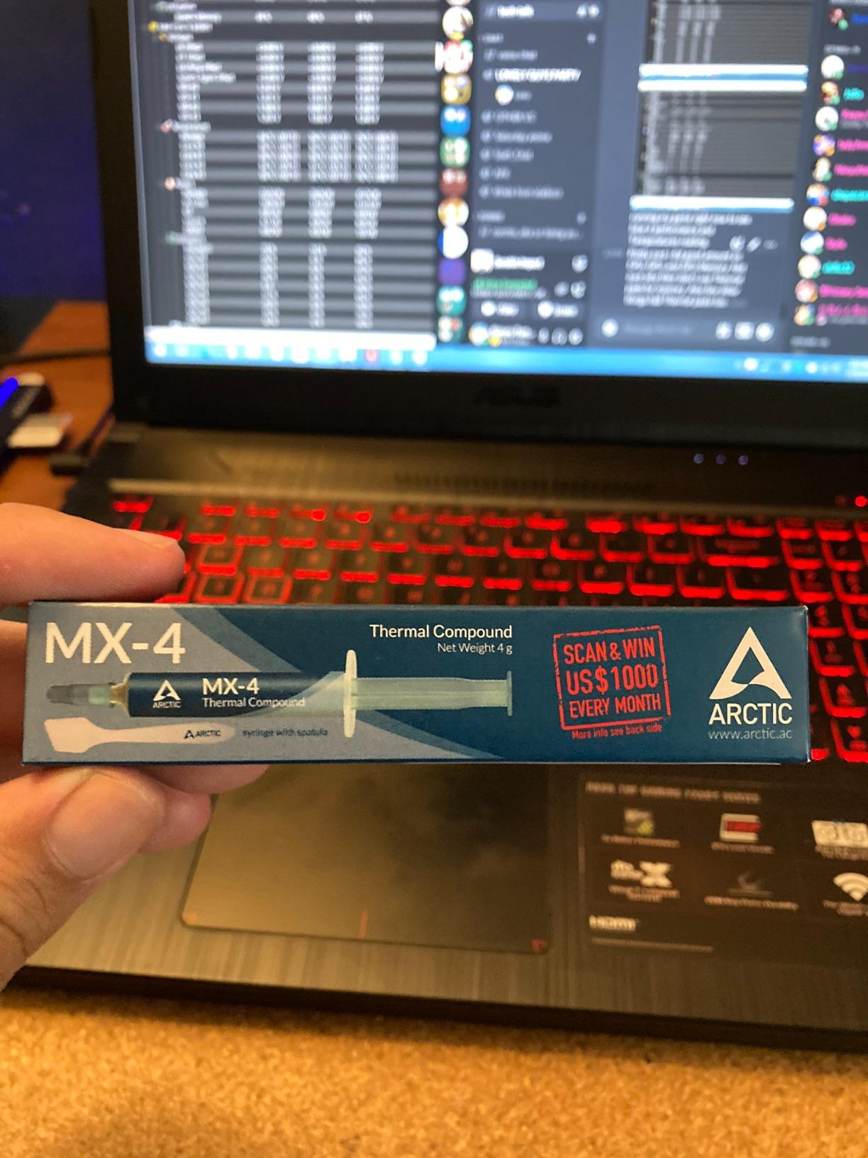ARCTIC MX-4 (incl. Spatula, 4 g) - Premium Performance Thermal Paste customer photo 2