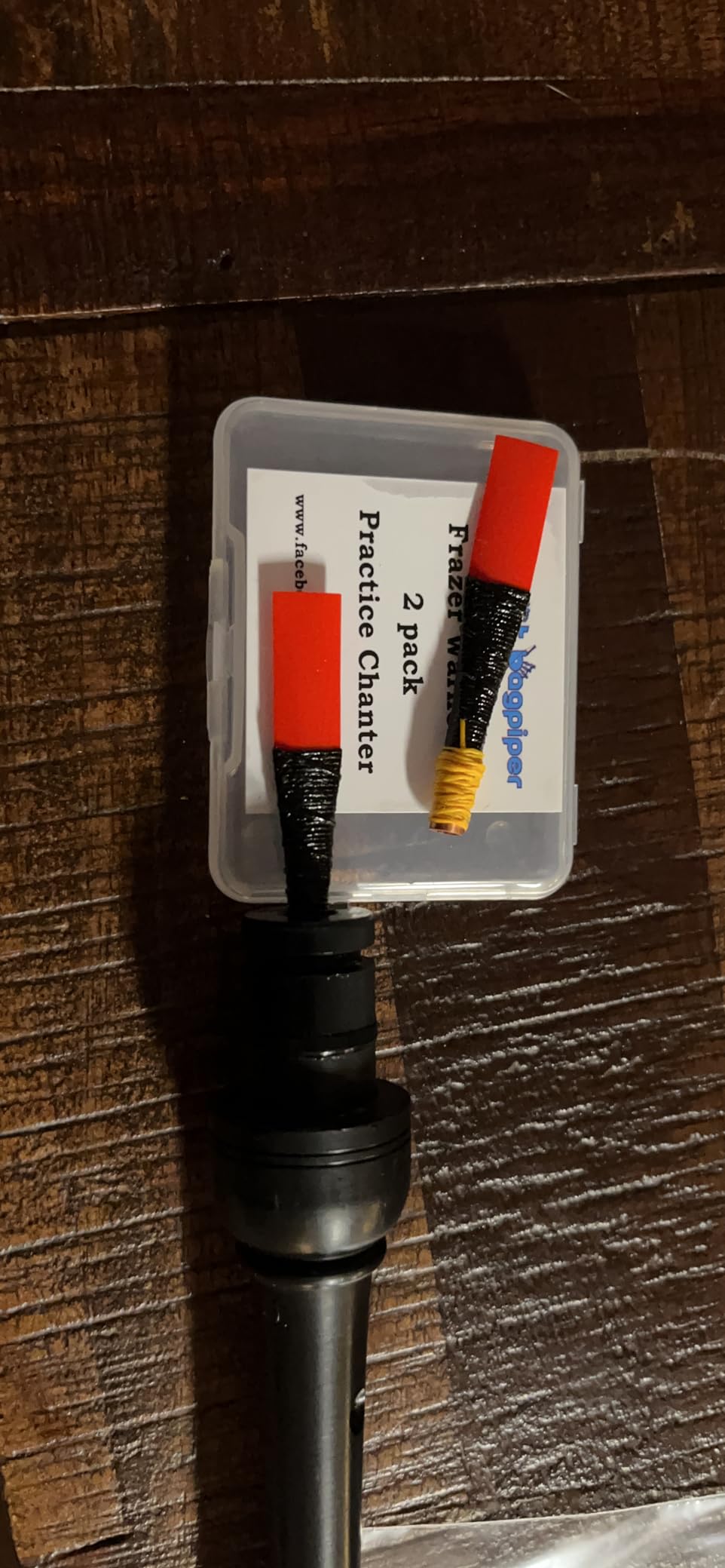 Practice Chanter Reed (2 reeds plus special tube) - RG Hardie Barefoot bagpiper bagpipe lessons bagpipes for beginners adult McCallum customer photo 2