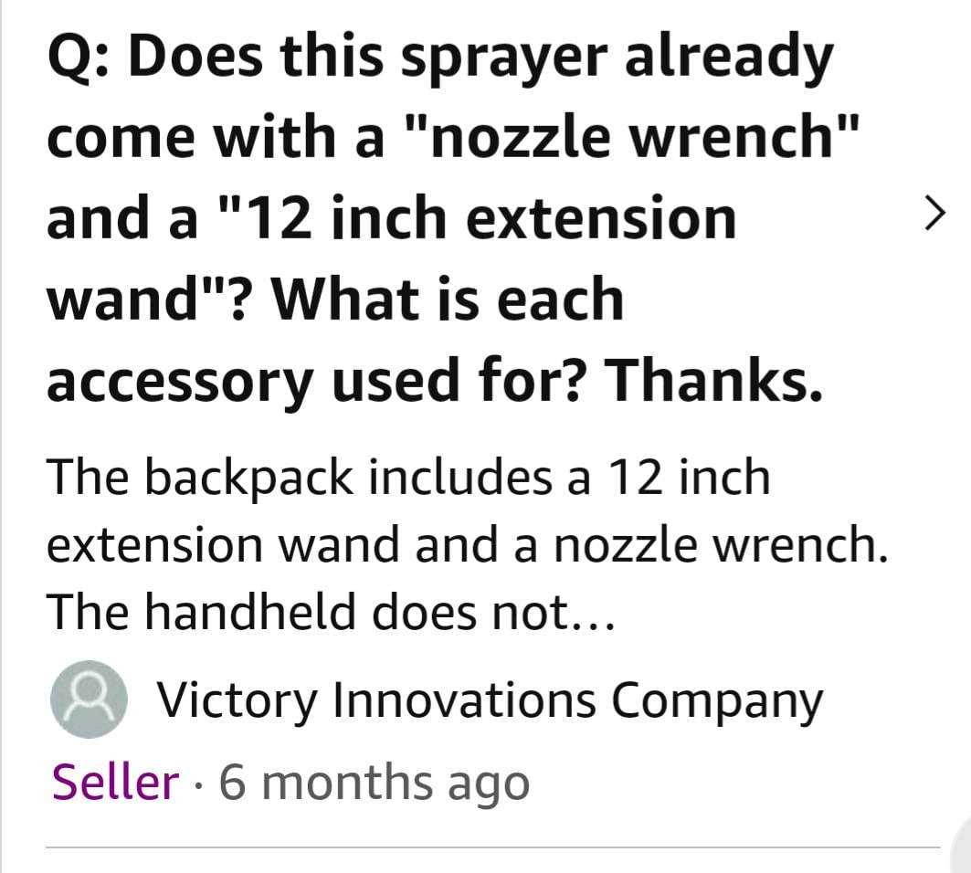 Victory Innovations Cordless Electrostatic Backpack Sprayer Machine for Disinfectants, Sanitizer, Cleaning, Green, VP300ES customer photo 2