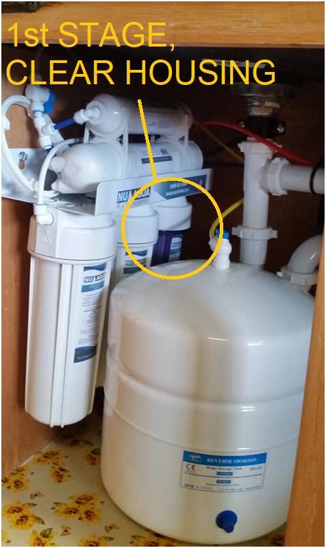 NU Aqua 7-Stage UV Alkaline Under Sink Reverse Osmosis Water Filter System customer photo 1