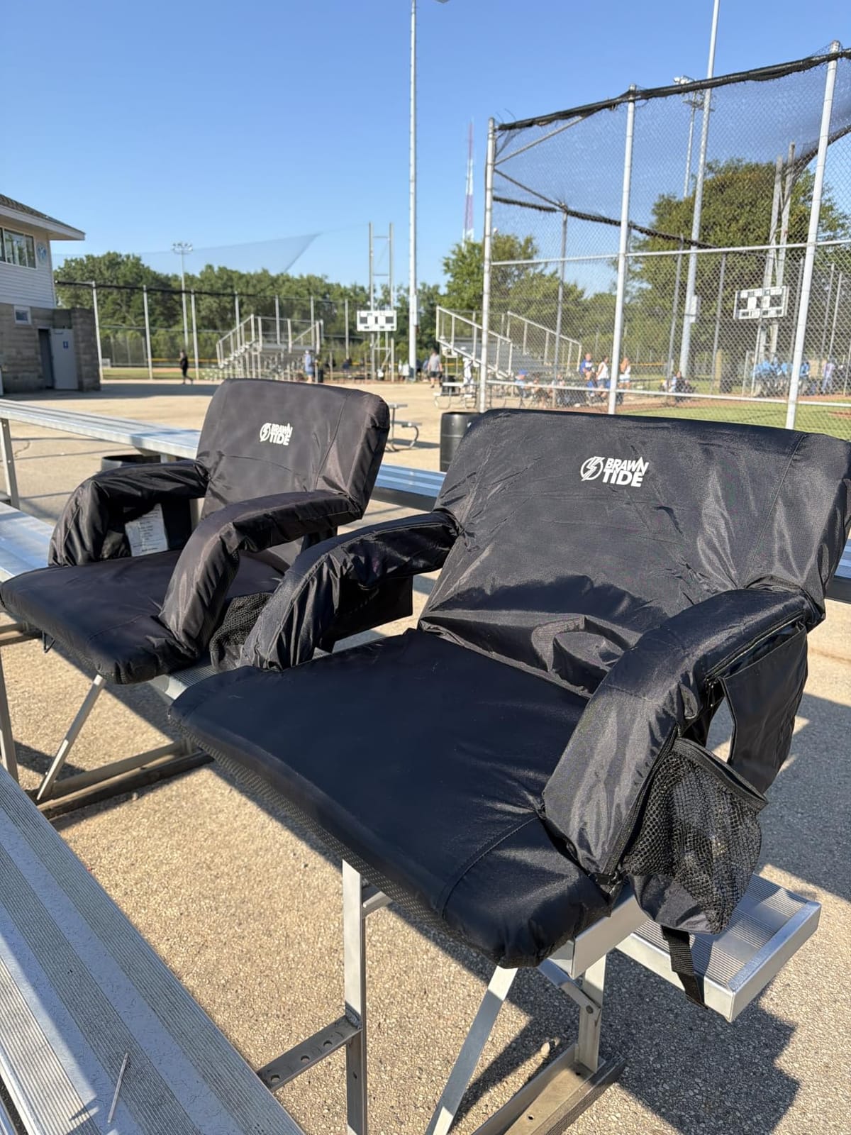 Stadium Seat for Bleachers with Back Support - 3