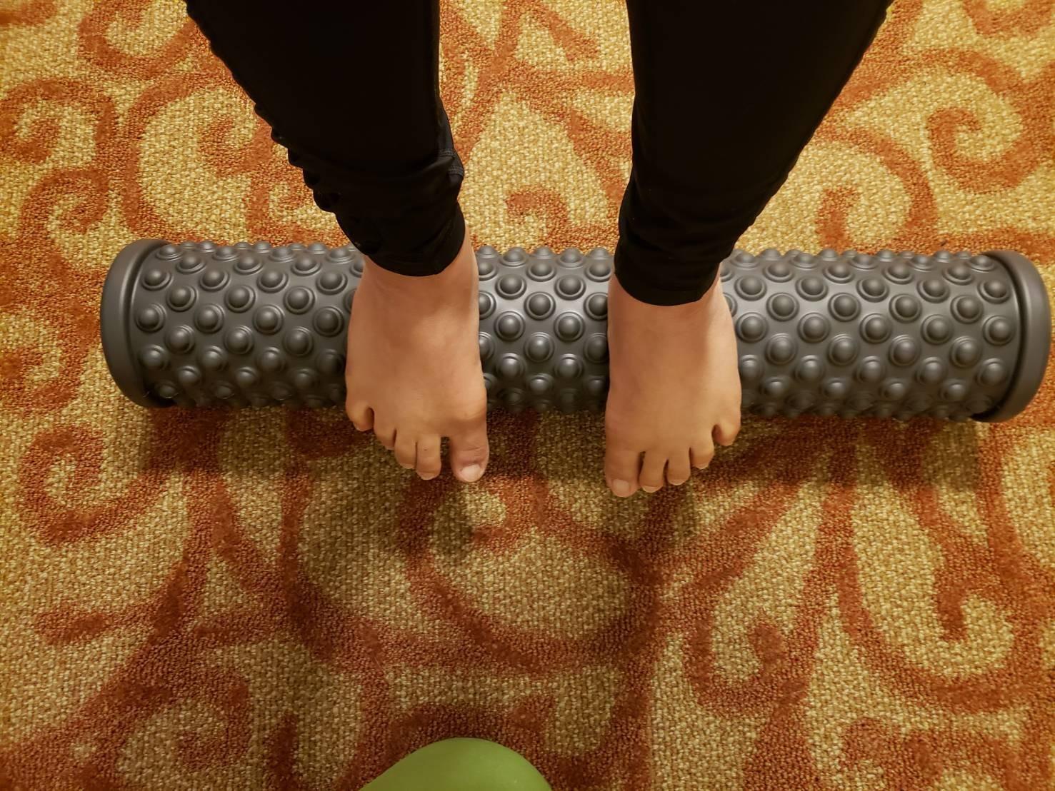 Teeter Massage Foam Roller - Textured for Deep Tissue Muscle Relief to Boost Recovery, Flexibility, Mobility customer photo 1