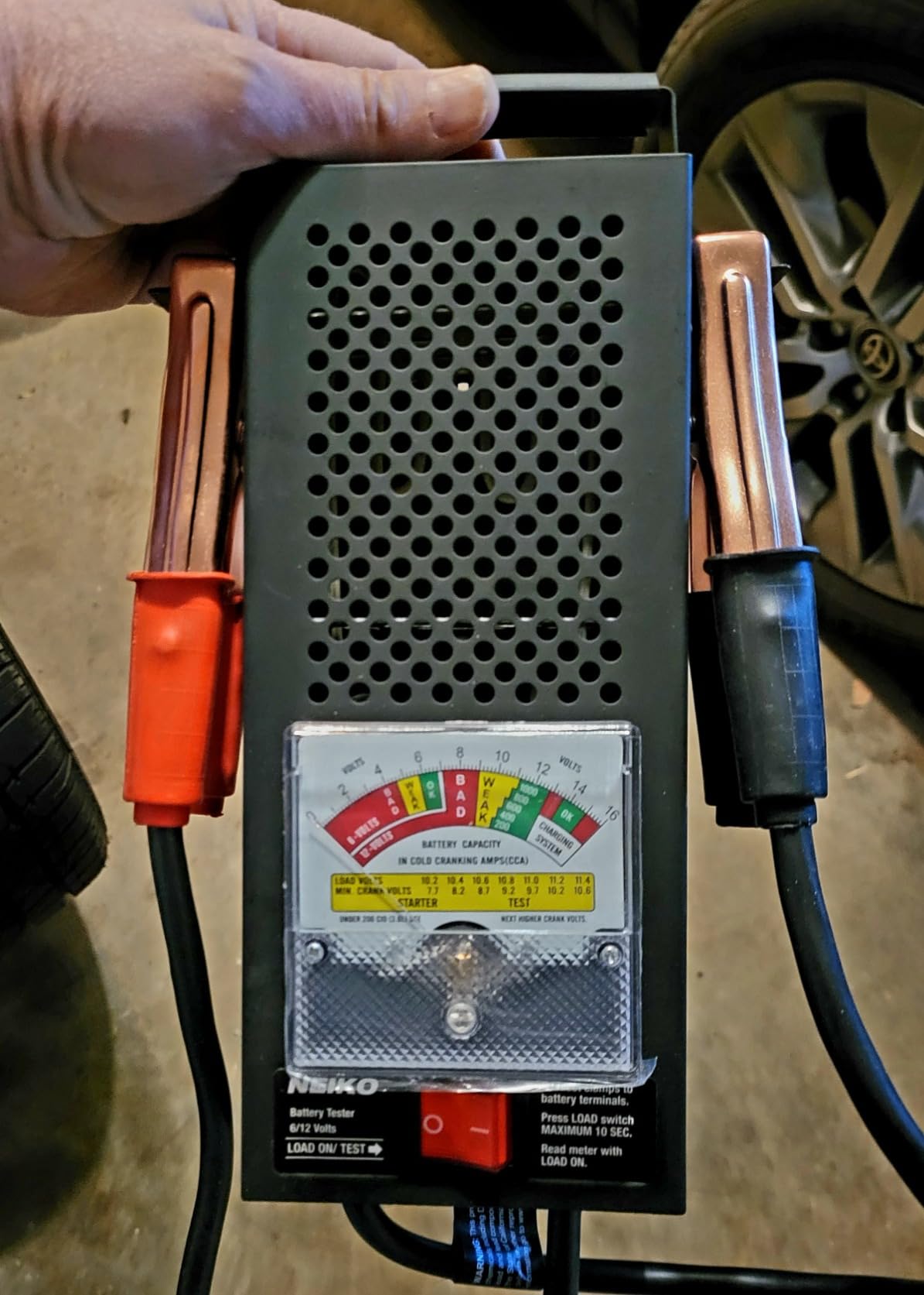 NEIKO 40510A Car Battery Tester | 100 AMP 6 and 12 Volt Automotive Load Checker | CCA Analyzer customer photo 2