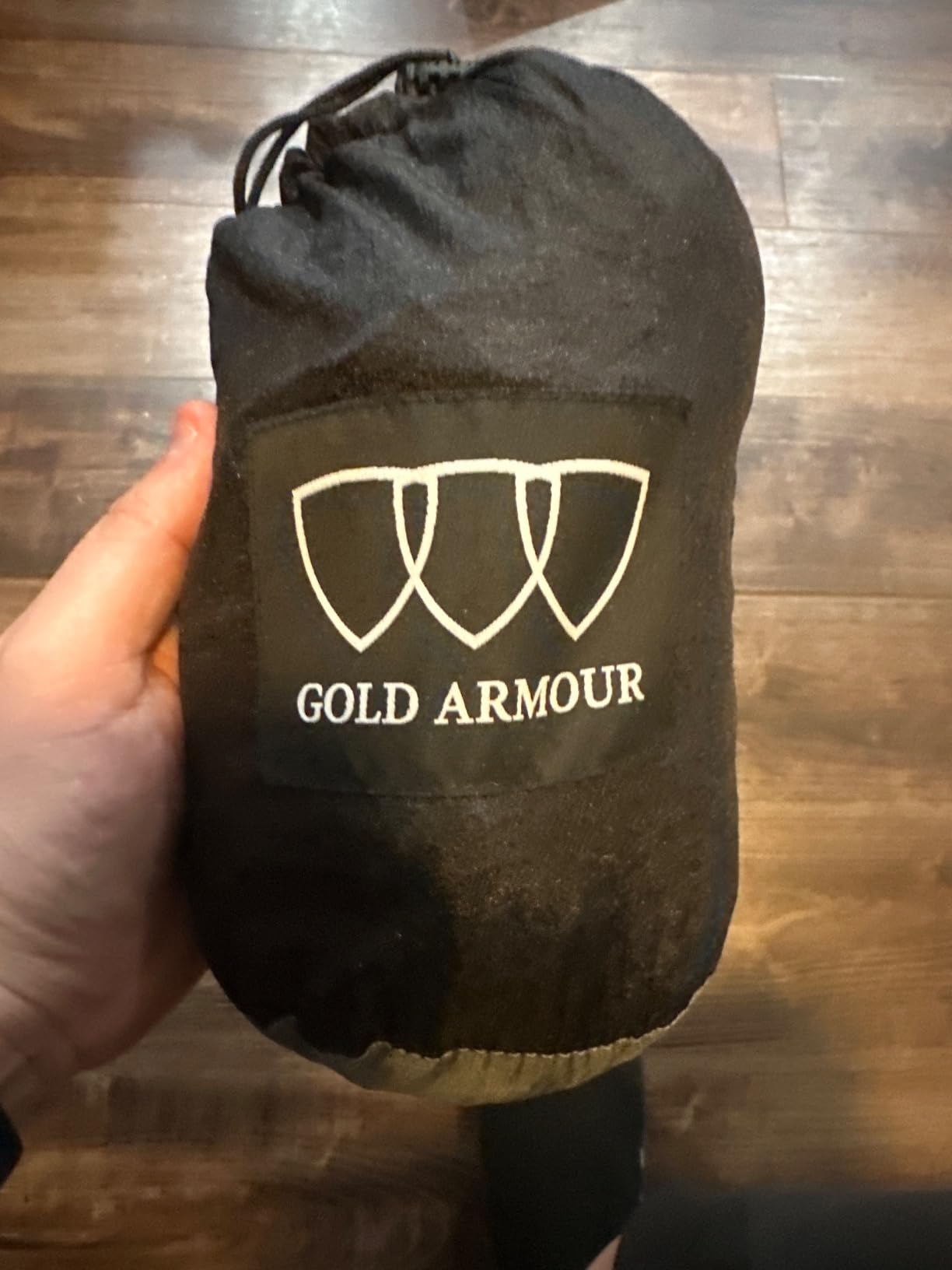 Gold Armour Hammock Underquilt for Single Hammocks and Double Hammocks, Insulated Warm Underquilt - Essential Camping Equipment Gear Under Quilts for Hammock (Grey&Sky Blue) customer photo 2