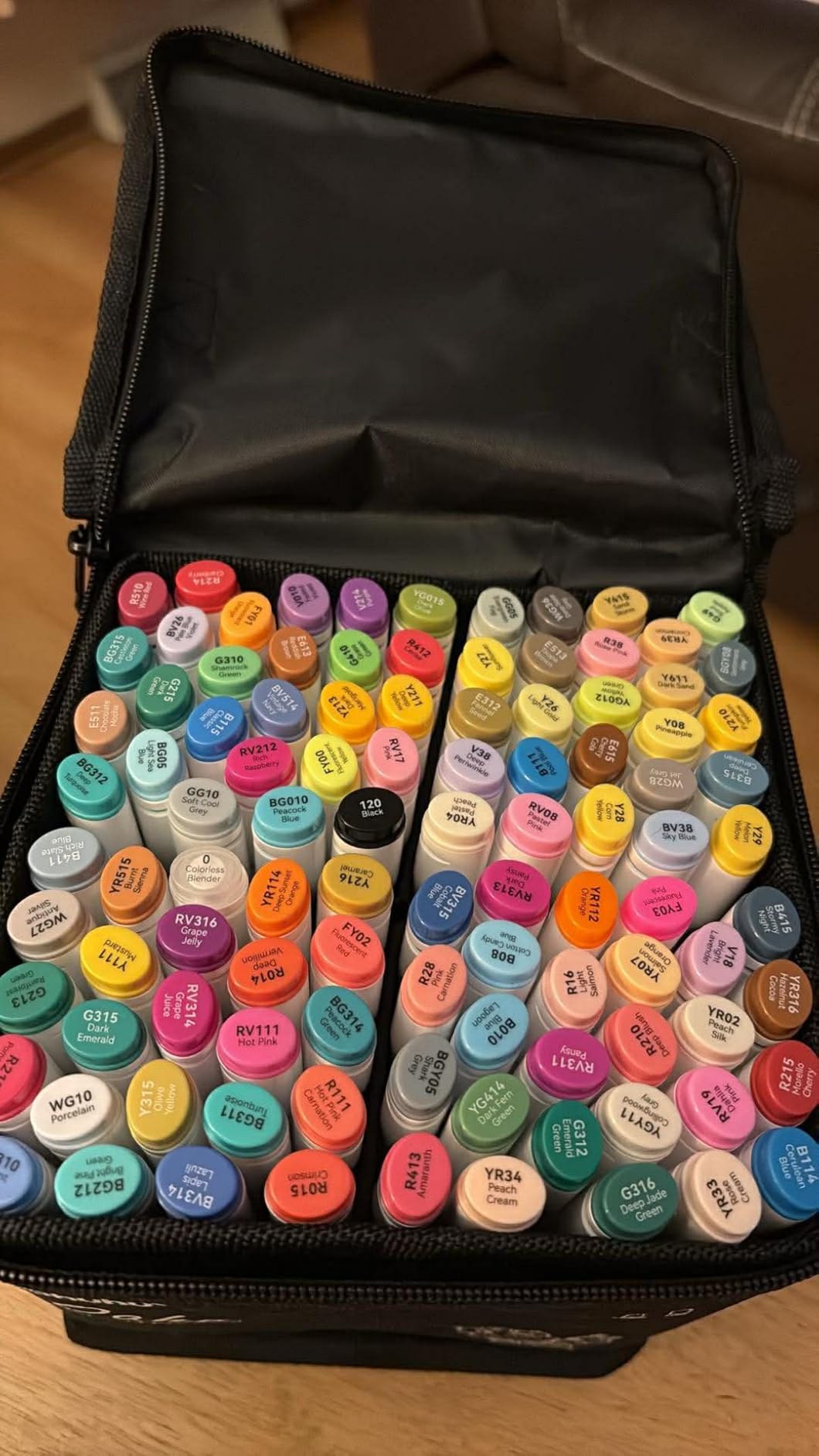 Ohuhu Alcohol Markers Double Tipped Art Marker Set for Artists Adults Coloring Sketch Illustration - Chisel & Fine - 100 Colors - Oahu of Ohuhu Markers - Refillable - AP Certificated customer photo 2