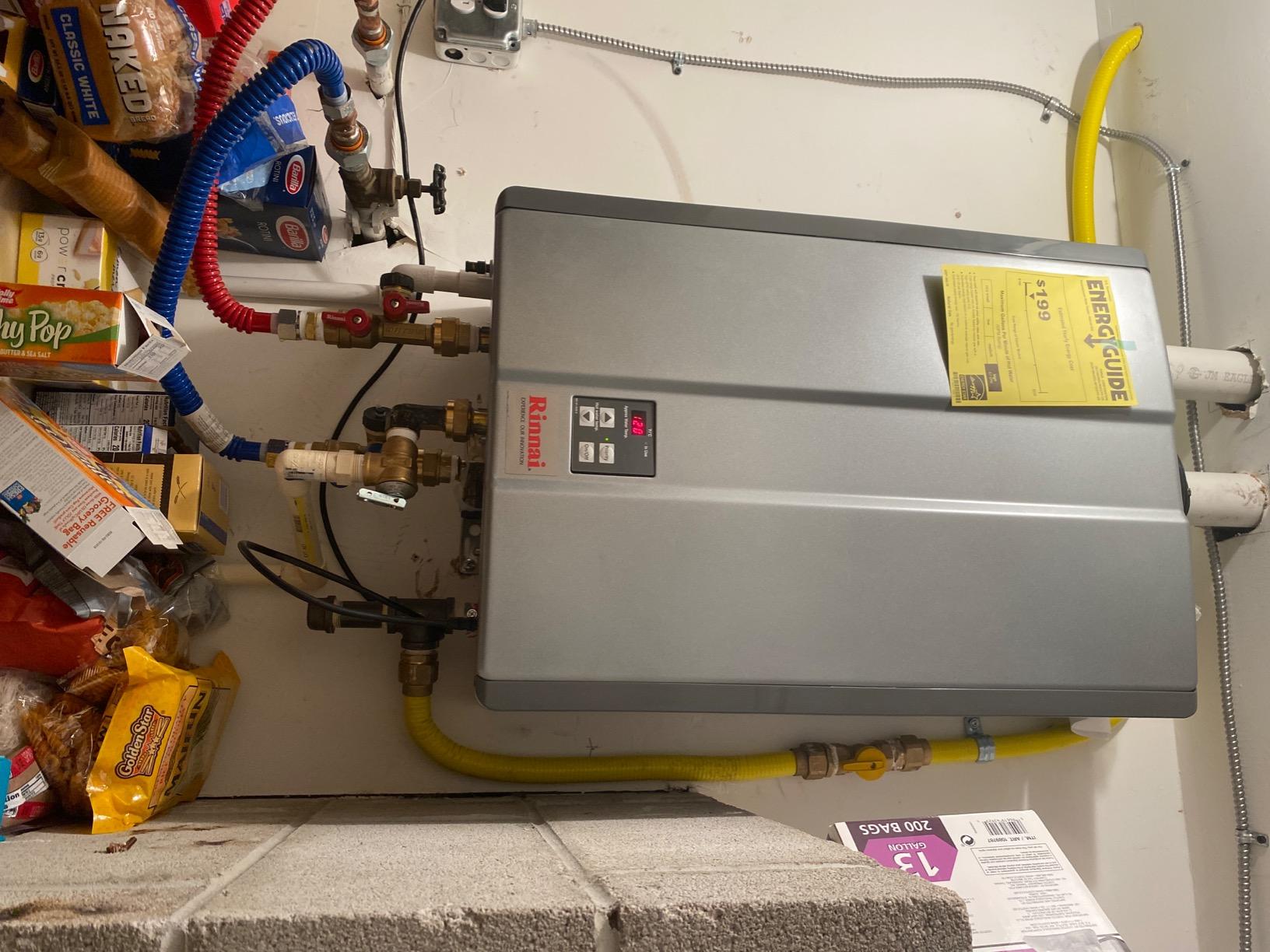 Rinnai RU199iN Condensing Tankless Hot Water Heater, 11 GPM, Natural Gas, Indoor Installation customer photo 1