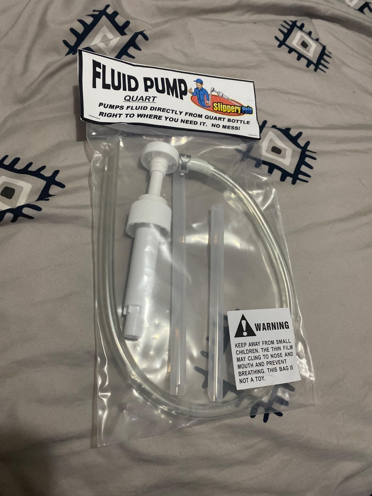 Slippery Pete 5cc Hand Pump Transfers Gear Oil, Transmission and Differential Fluids From Quart Bottles (Not for Red Line Quarts) customer photo 1