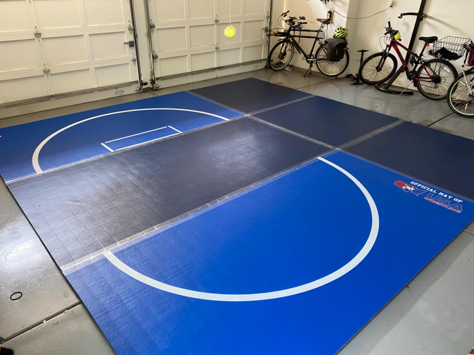 Dollamur Wrestling Mat for Home, 5'x10', Portable, Lightweight - Made in USA | Premium Home Wrestling Mats. Portable, Non-Slip Surface, Shock Absorbing Foam, Pro-Grade Performance. customer photo 1