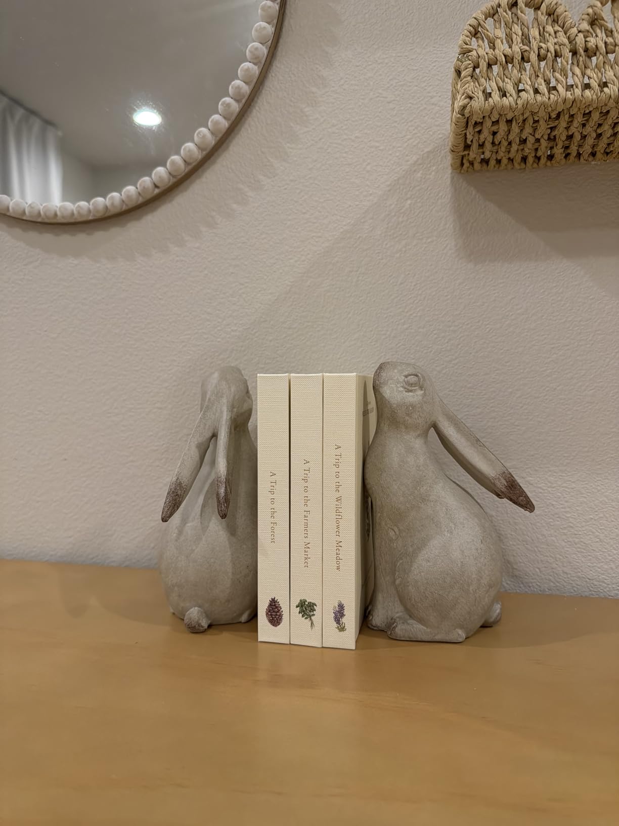 Creative Co-Op Decorative Resin Rabbit Bookends, Distressed Bronze Finish customer photo 1