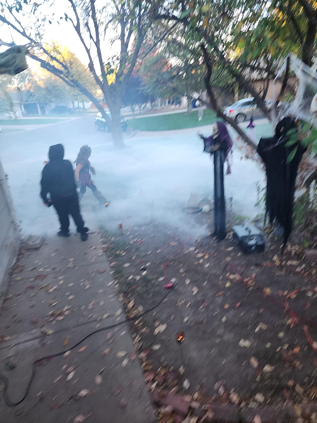 American DJ Mister Kool II Low Lying Water Based Metal Smoke Fog Machine for Halloween Decorations, Theater Effects, or Stage Fog with Remote, Black | Ground-hugging haze, ice-chilled output, Halloween graveyard scene, theater and stage atmosphere, dance floor cloud customer photo 1