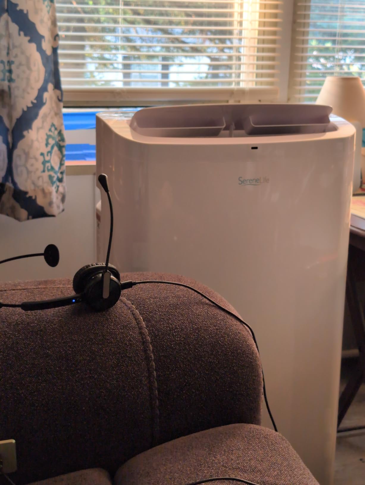 SereneLife Portable Air Conditioner, With Dual Motor, Dehumidifier & Fan | 8,000 BTU AC With Temperature Ranges 64°F-90°F | Fast Powerful Cooling | 3 Fan Speeds, Remote Control, & Window Exhaust Kit customer photo 1