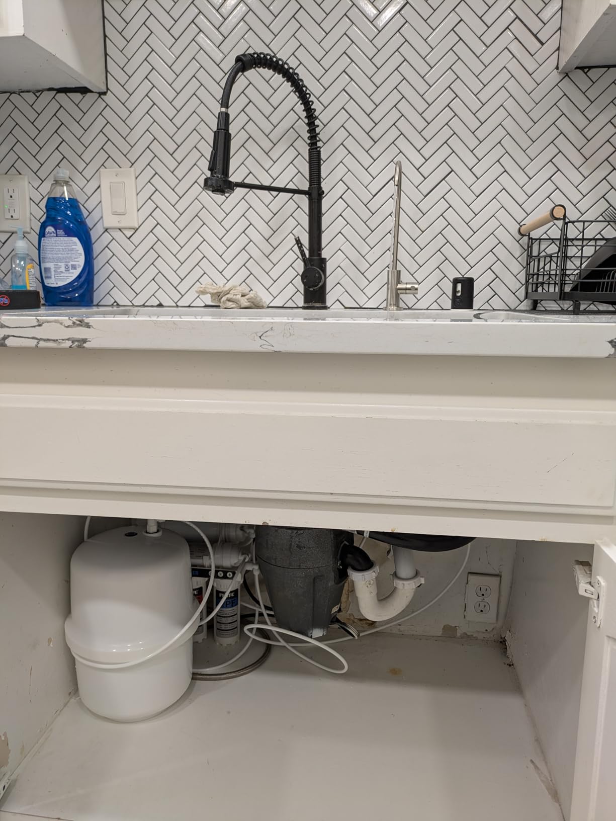 5-Stage Reverse Osmosis Water Filter System, NSF Certified 100GPD RO Water Purifier Under Sink Reduces 99.999% Impurities, with 4 Extra Replacement Filters Free for Home Drinking customer photo 1