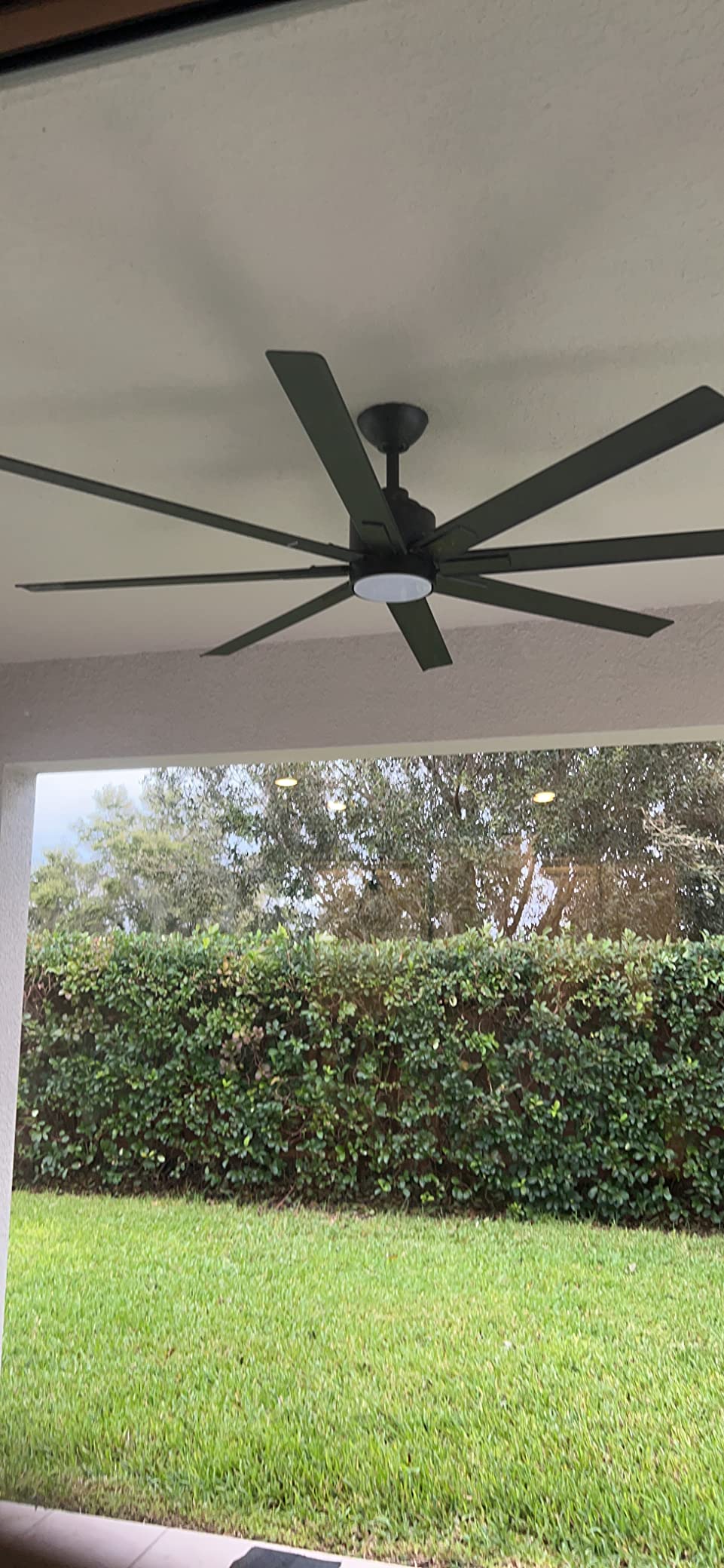 Minka-Aire F896-65-CL Xtreme H2O 65 Inch Outdoor Ceiling Fan with DC Motor in Coal Finish customer photo 1