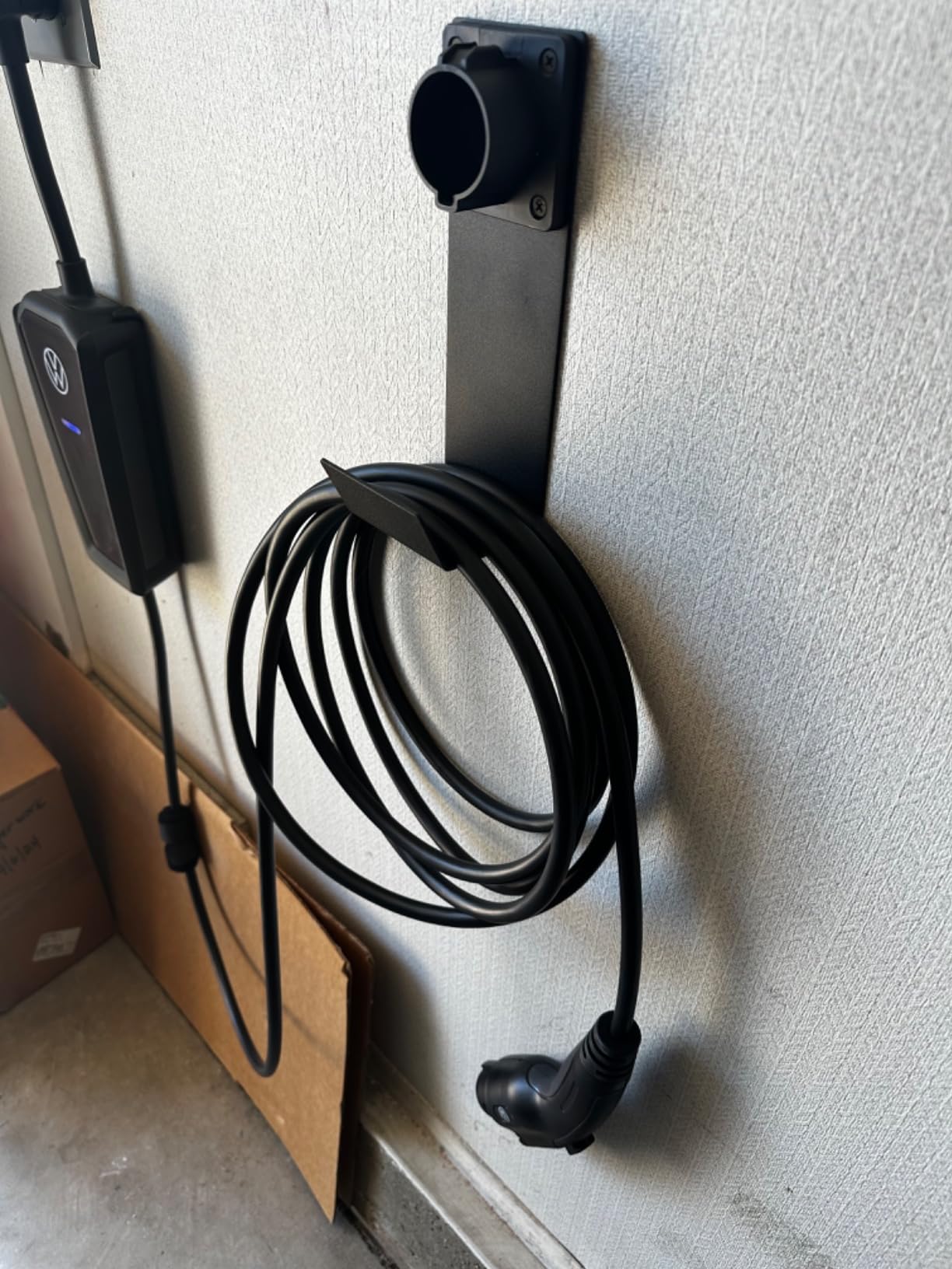Lectron Electric Vehicle Charger Nozzle Holster Dock & J-Hook Combo for All J1772 EVs customer photo 2
