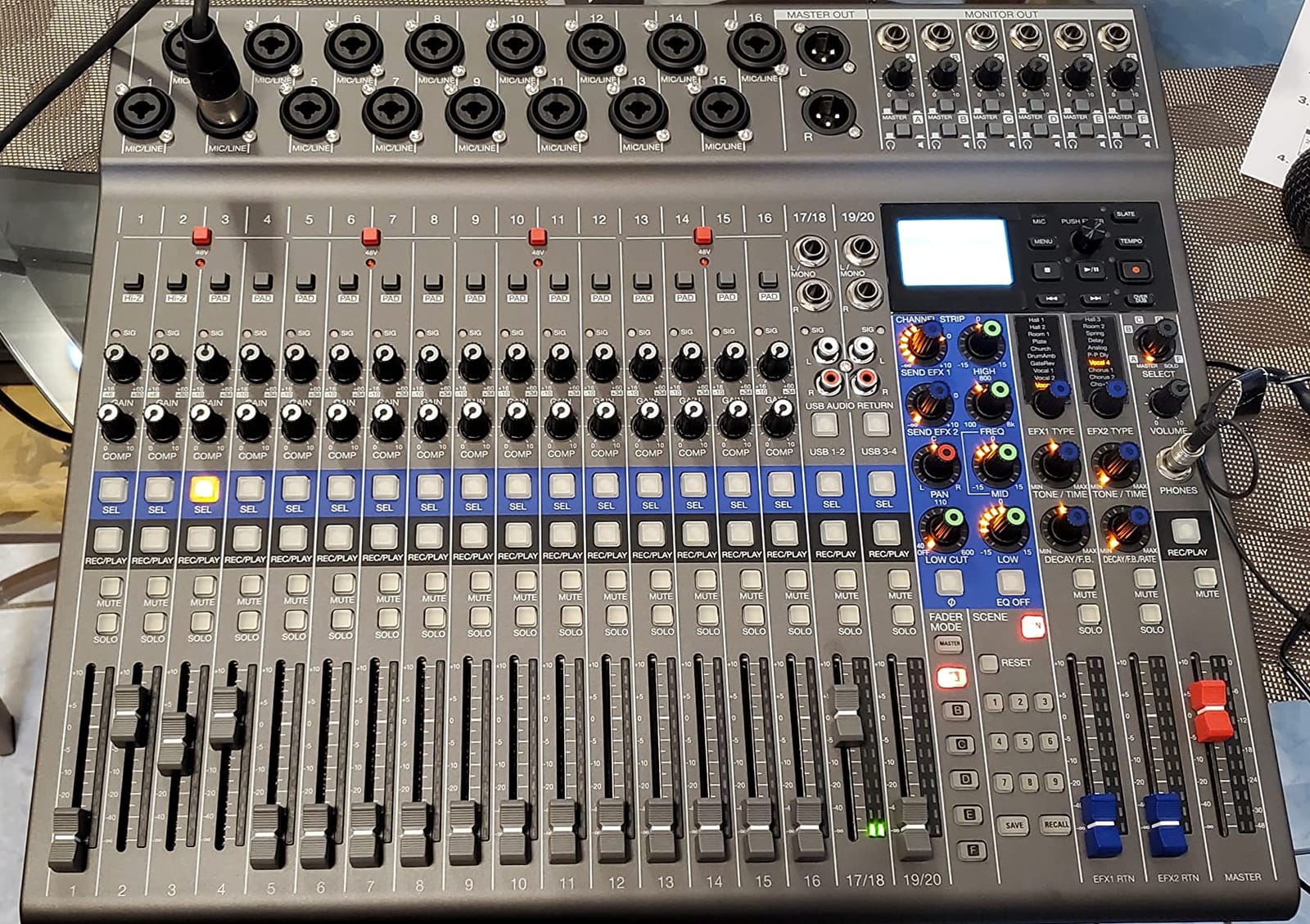 Zoom LiveTrak L-20 Mixer/Recorder for Musicians & Podcasters | 20-channel digital mixer with 22-track recording and USB audio interface for mixing, monitoring and multitrack recording customer photo 2