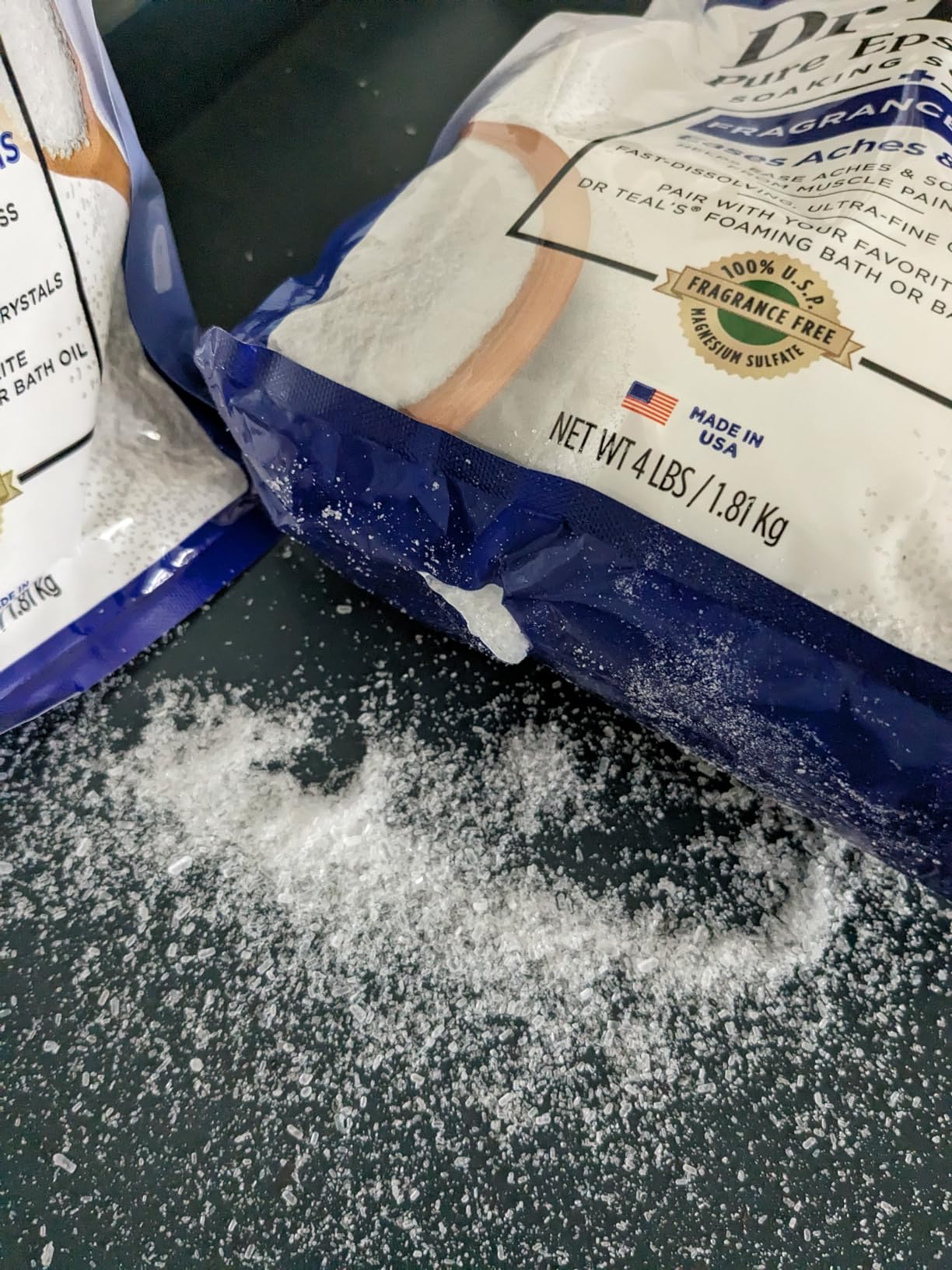 Dr Teal's Epsom Salt Magnesium Soak, Fragrance Free, 4 lbs customer photo 1