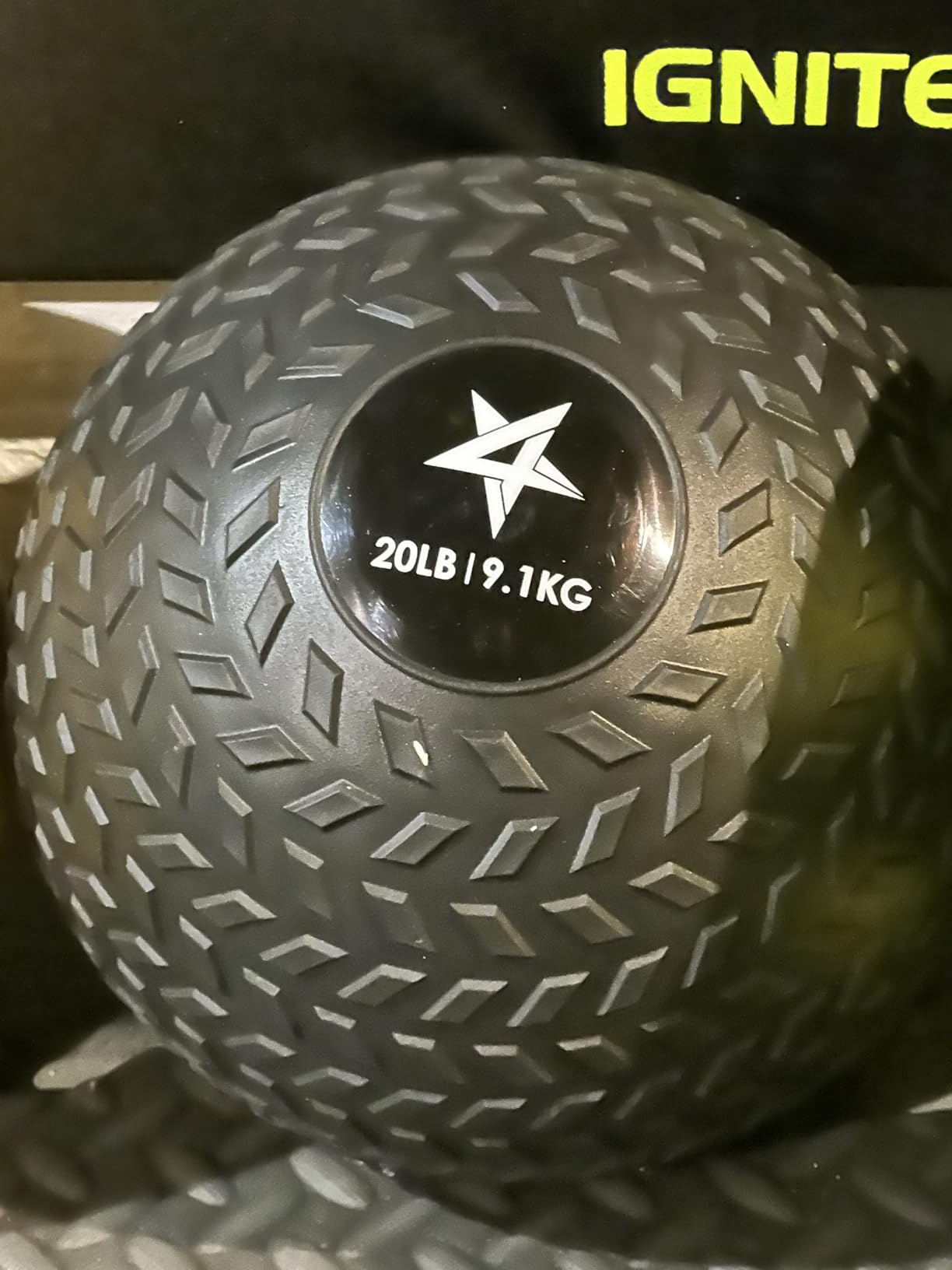 ProsourceFit Slam Medicine Balls 5, 10, 15, 20, 25, 30, 50lbs Smooth and Tread Textured Grip Dead Weight Balls for Strength and Conditioning Exercises, Cardio and Core Workouts customer photo 2