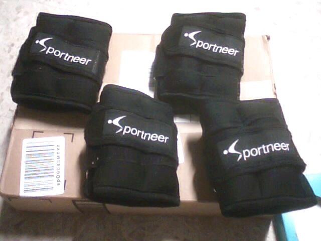 Sportneer Adjustable Ankle Weights, 2-7 lb per Pair, Removable Weights | Adjust from 1-3.5LB each, Soft neoprene for women, men with secure straps for running, Pilates, home workouts, gym, therapy. customer photo 1
