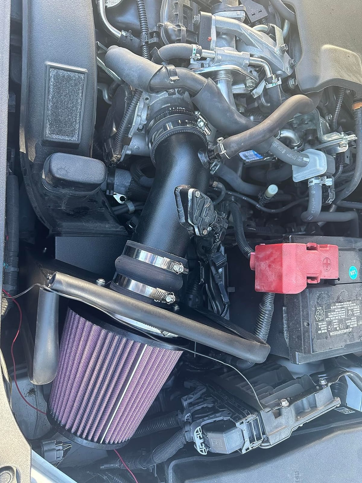 K&N Cold Air Intake System: High-Flow Air Filter, Increase Performance & Acceleration: Compatible with 2018-2024 TOYOTA Camry, 69-8621TTK customer photo 1