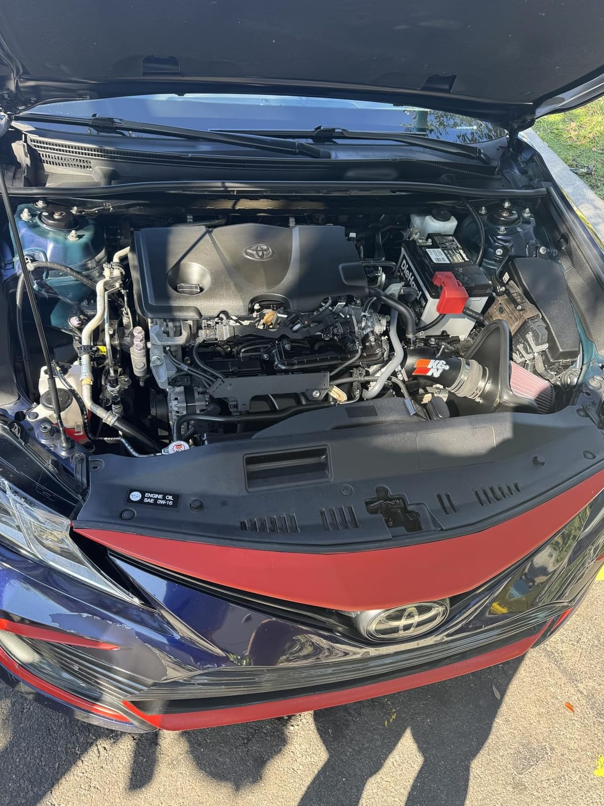 K&N Cold Air Intake System: High-Flow Air Filter, Increase Performance & Acceleration: Compatible with 2018-2024 TOYOTA Camry, 69-8621TTK customer photo 2