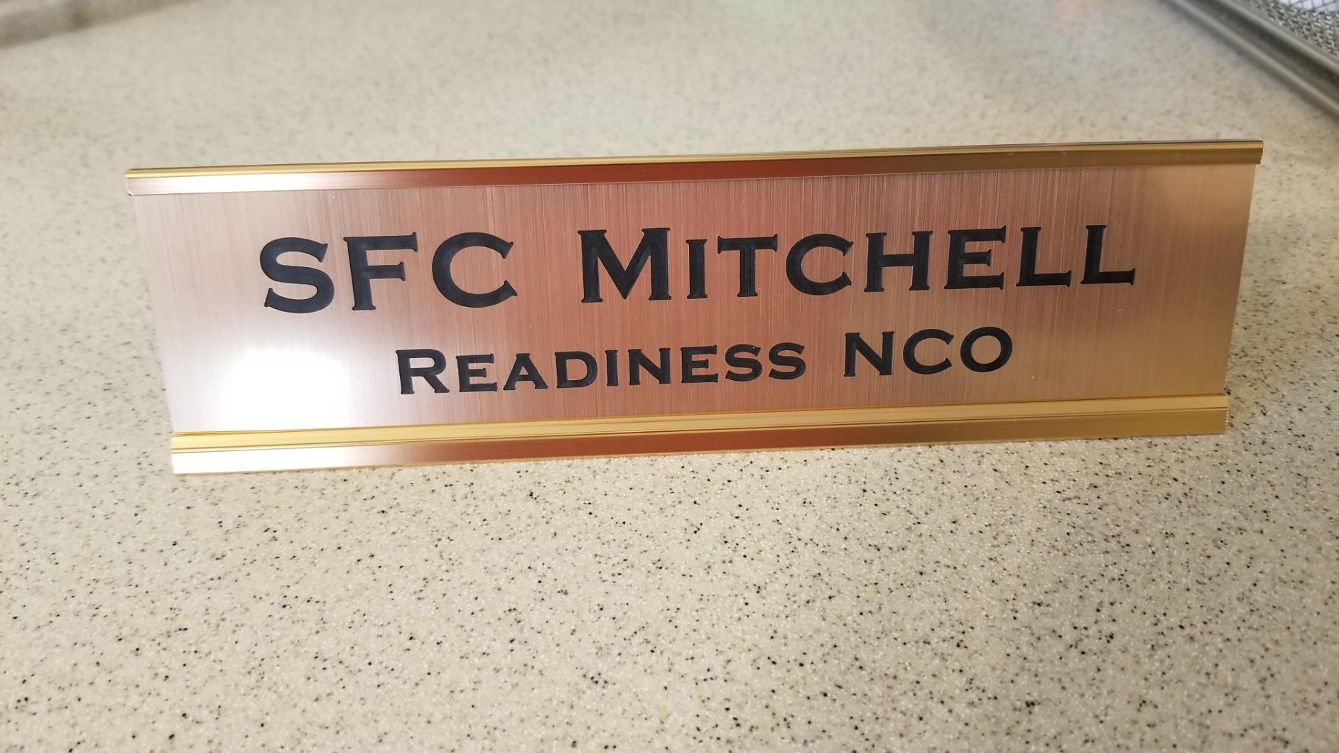 Icomecn Custom Engraved Name Plates with Aluminum Holder 2