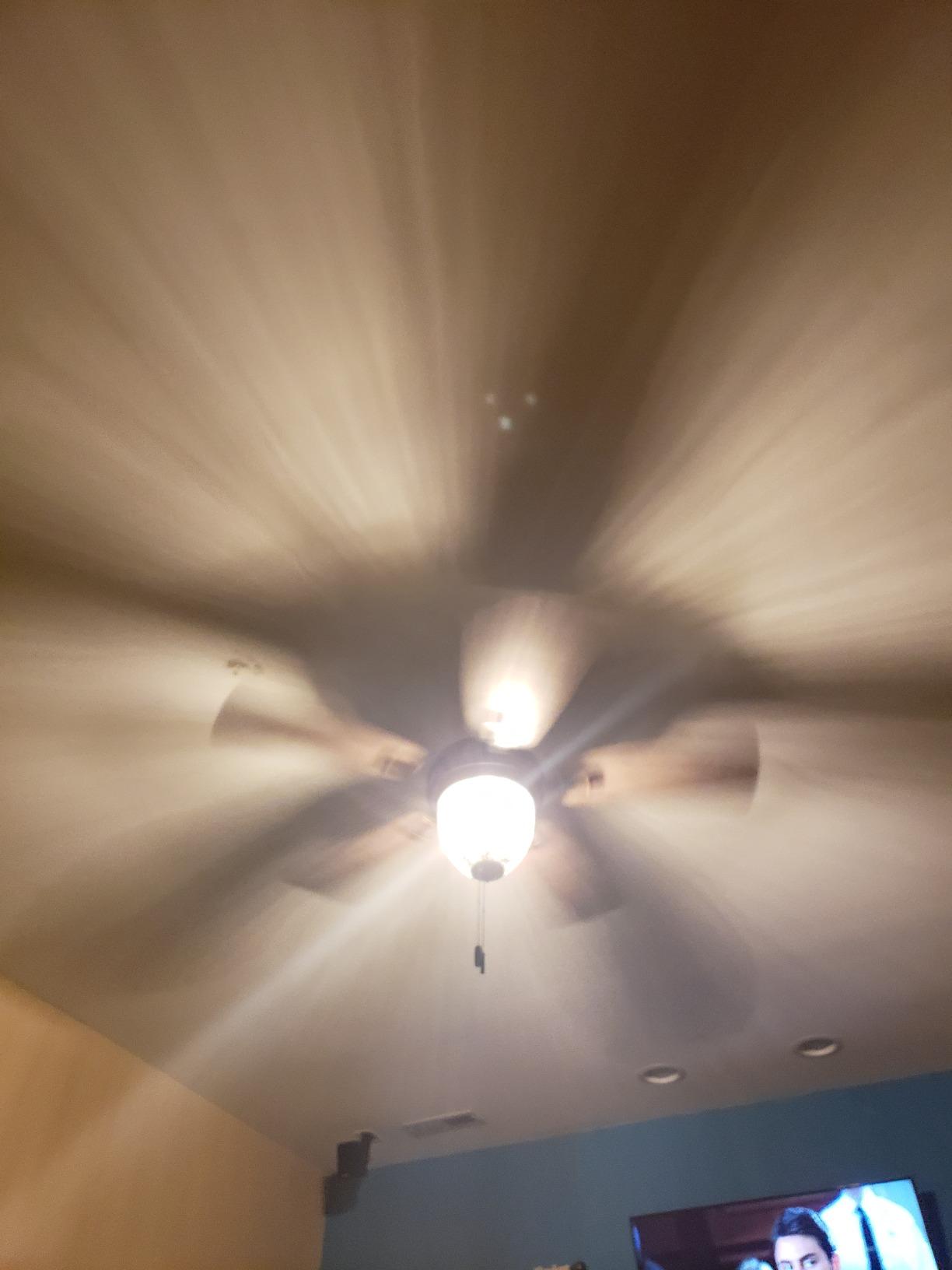 Honeywell Ceiling Fans Glencrest, 52 Inch Indoor Outdoor LED Ceiling Fan with Light, Pull Chain, Dual Mounting Options, ETL Damp Rated, Dual Finish Blades, Reversible Motor - 50615-01 (Bronze) customer photo 2