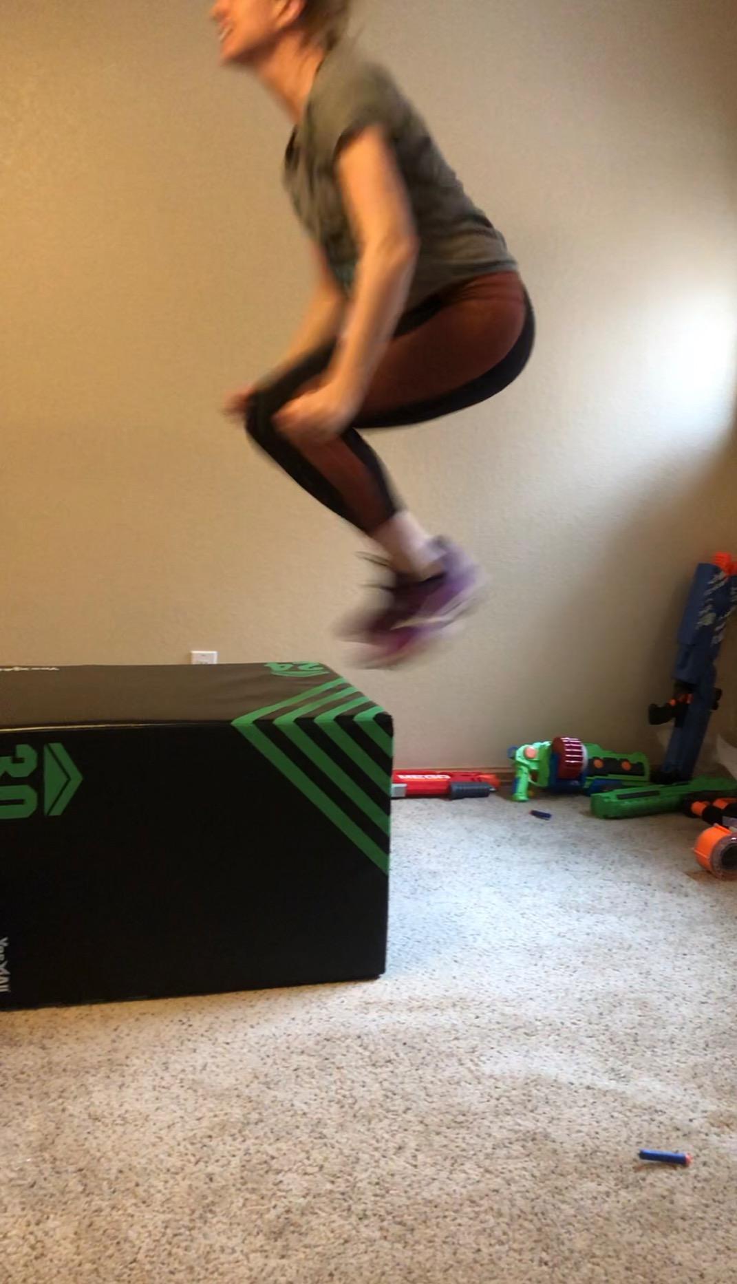 Yes4All 3 in 1 Foam Plyometric Jump Box for Training & Conditioning - Plyo Jump Box for Fitness Workout Exercise customer photo 1