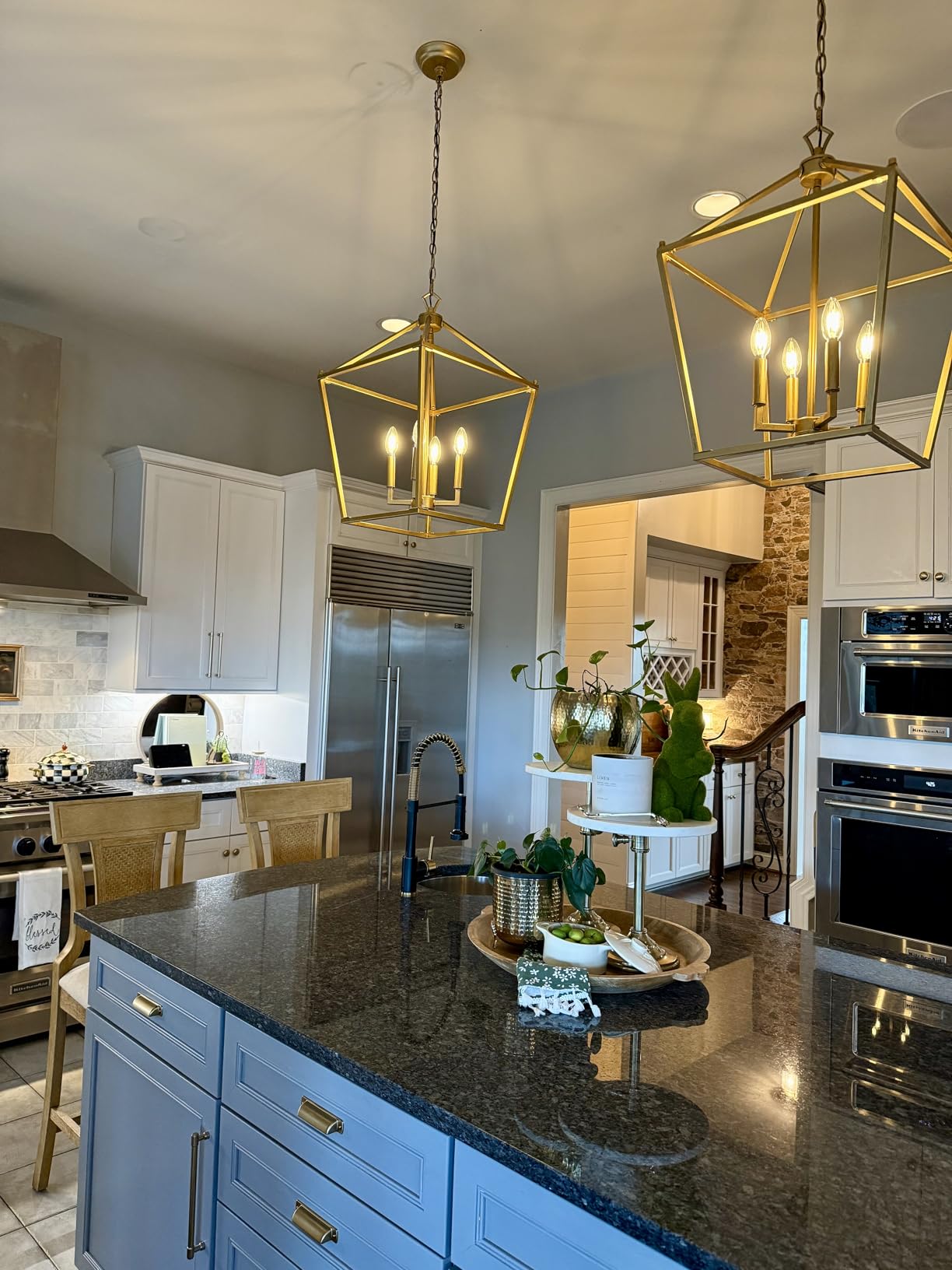 JONATHAN Y Pagoda 4-Light Pendant 12