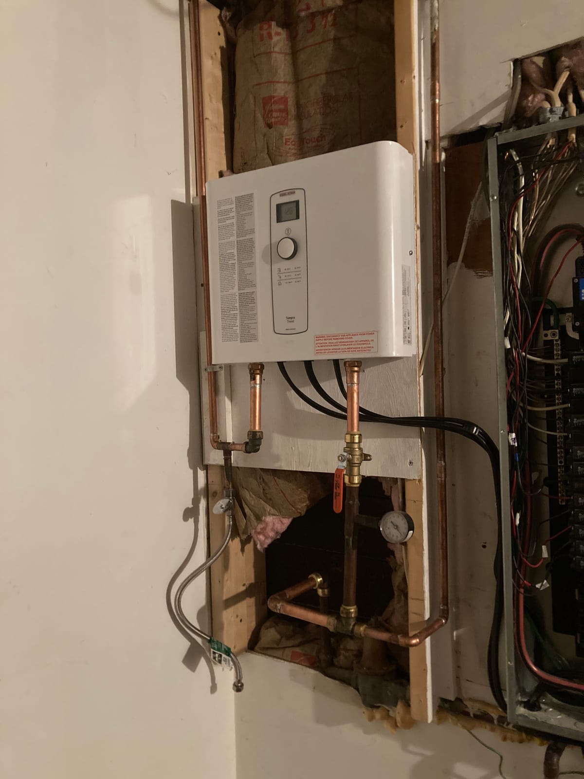 Stiebel Eltron Tempra 29 Trend Electric Tankless Water Heater, 28.8kW, 240V | Made in Germany; 3x40A breakers, 120A draw; On-demand hot water; Eco design; Energy+cost savings up to 34% in whole-home use customer photo 2