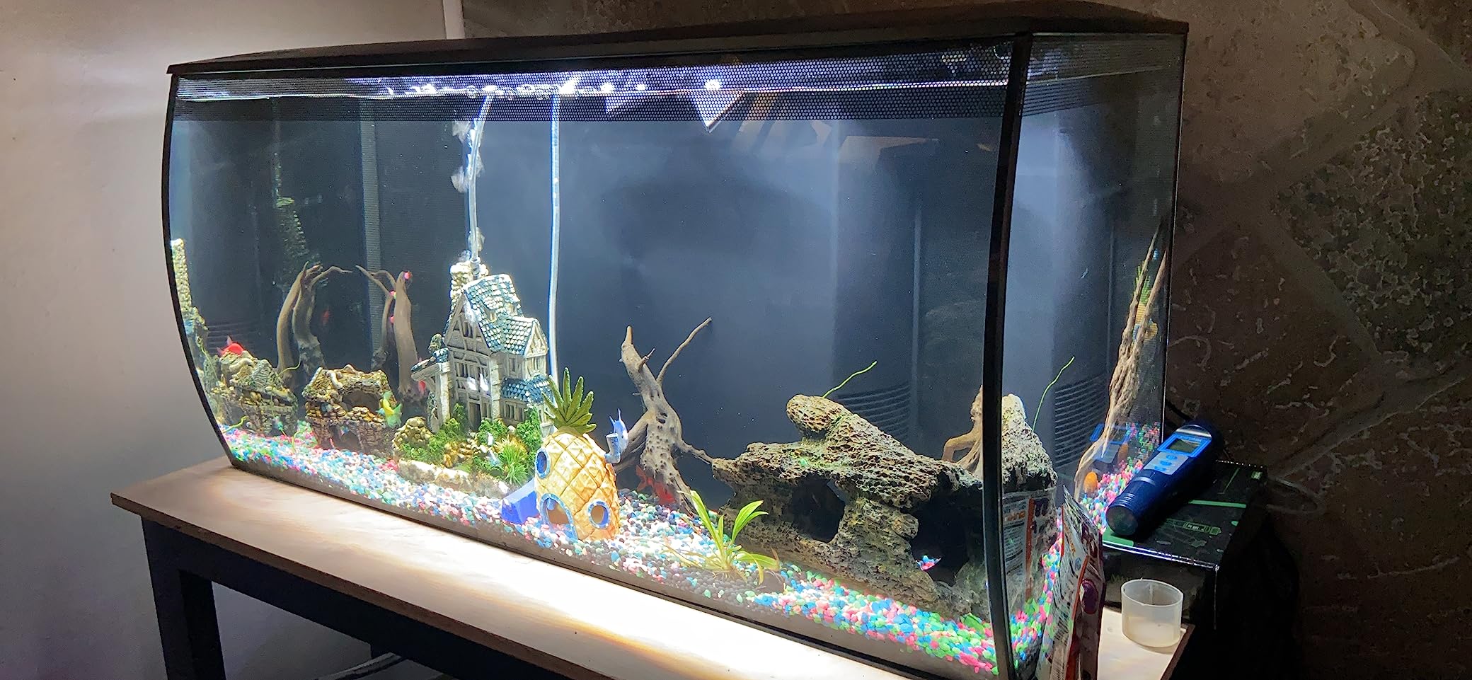 Fluval Flex 32.5 Aquarium Kit - Fish Tank for Fish & Plants - 32.5