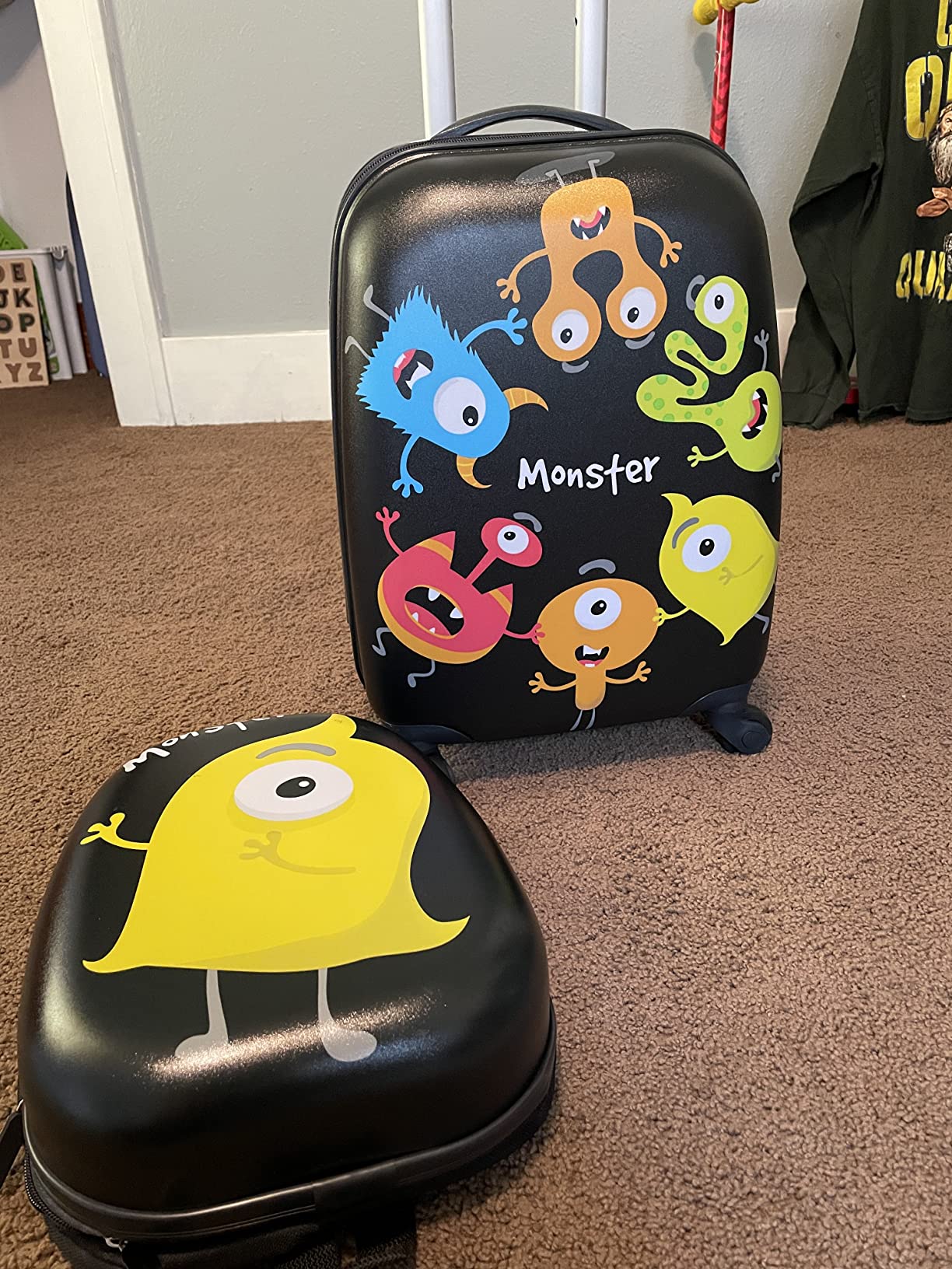 Goplus 2PC Kids Luggage, 12