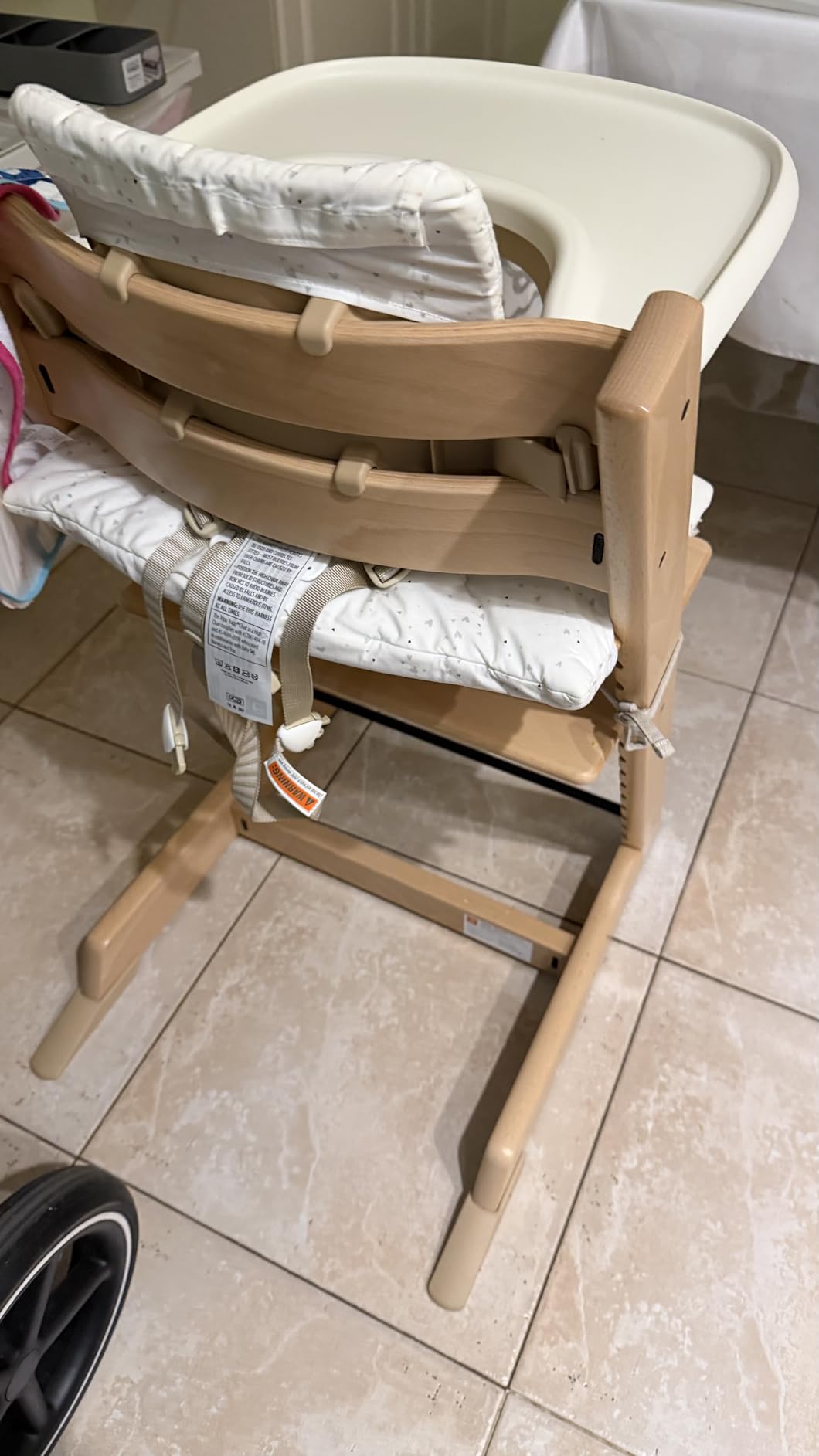 Stokke Tripp Trapp Chair, Adjustable Wooden High Chair, Natural | Convertible Chair for Toddlers, Children & Adults, Convenient, Comfortable & Ergonomic, Classic Design, Fits at Dining Table customer photo 1