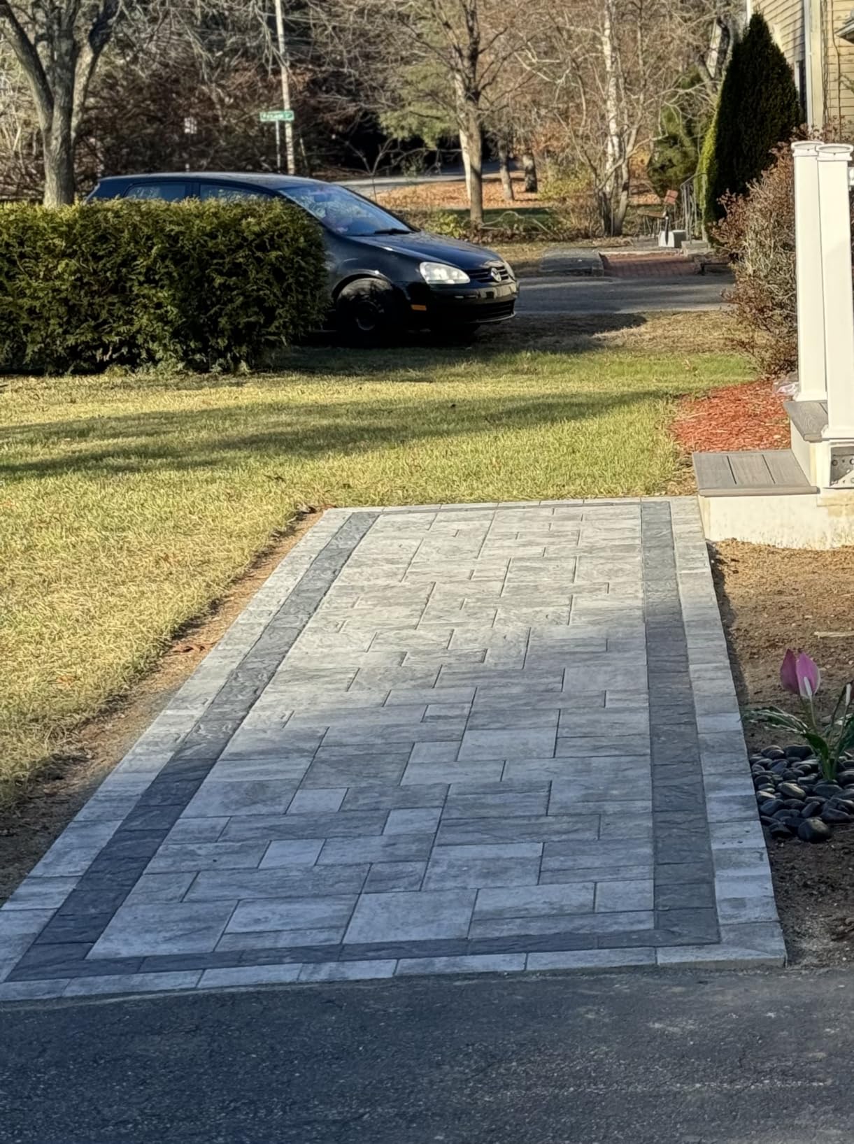 130 Sqft Embedded Heated Driveway System | 240V, 37 Watts per Sqft, Single-Circuit Heated Outdoor Snow Melting Mat w/Automatic Temperature/Moisture Activator customer photo 1