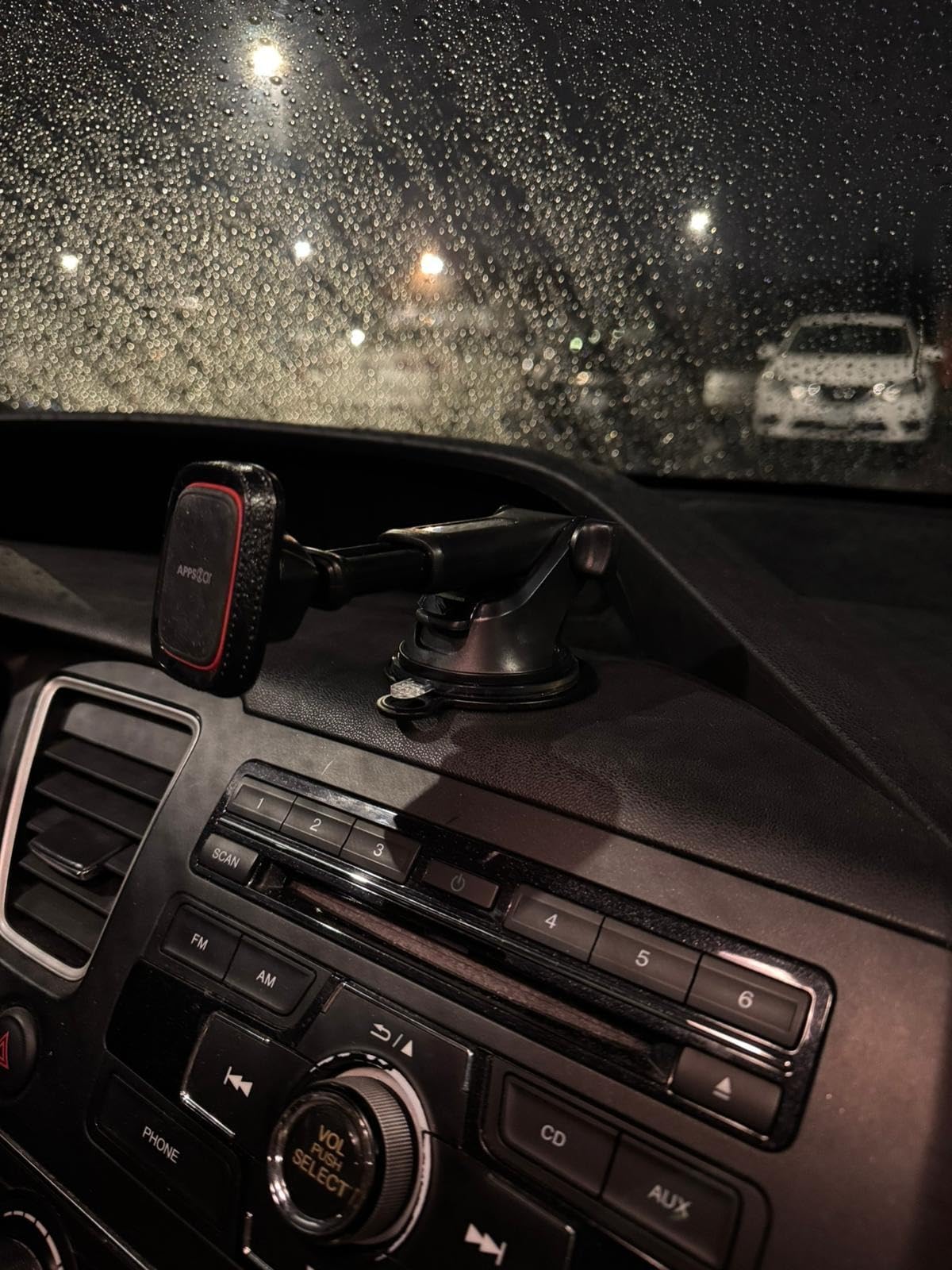 APPS2Car Magnetic Phone Mount for Car, Dashboard & Windshield Suction Cup Holder with Telescopic Arm, Requires Metal Plate for Proper Use, Fit for Android Smartphones(NOT for MagSafe) customer photo 2