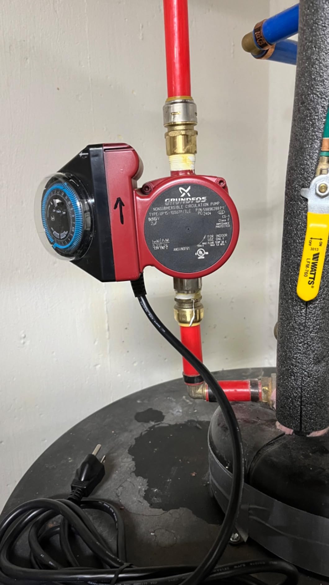 Grundfos 595916 1/25 Horsepower Comfort Series Recirculator Pump, Model: 595916, Outdoor & Hardware Store customer photo 2