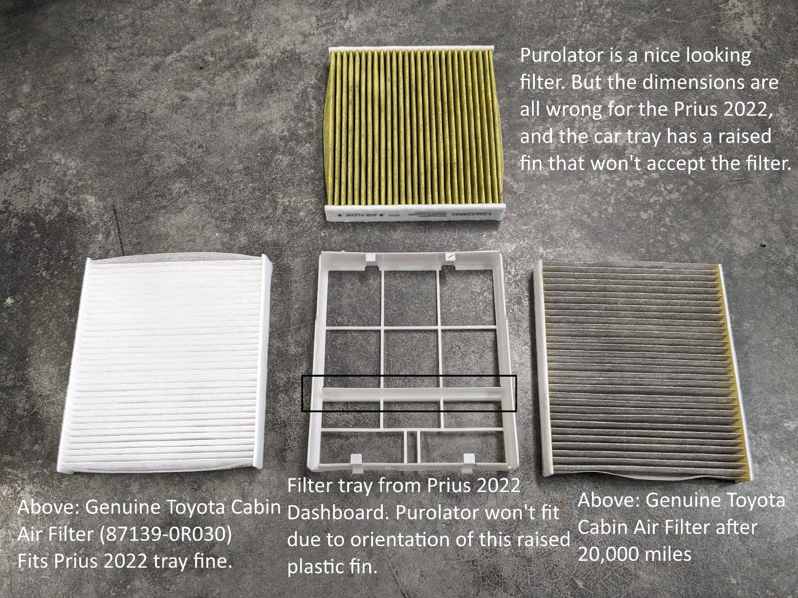 Purolator PBC35667 PurolatorBOSS Automotive Cabin Air Filter with Activated Carbon, Car & Truck Passenger Compartment OEM Filter Replacement for Toyota RAV4, Camry, Corolla and more customer photo 2