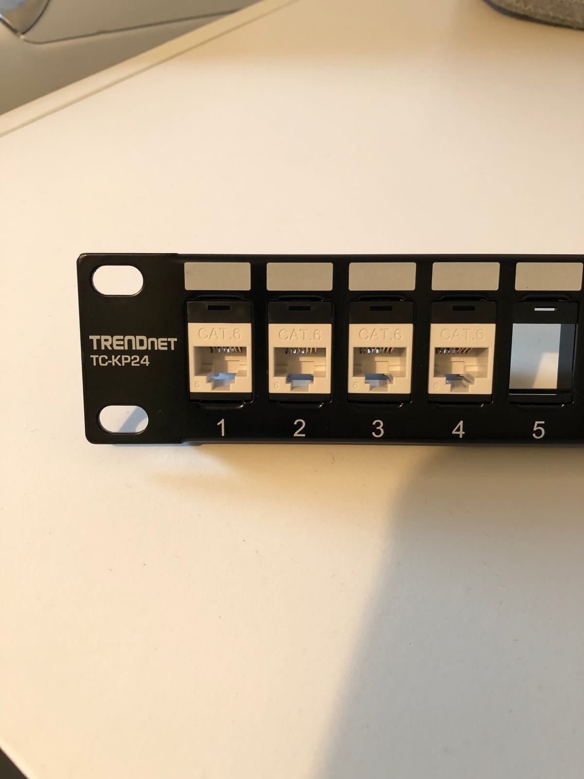 TRENDnet 24-Port Blank Keystone 1U Patch Panel, 19