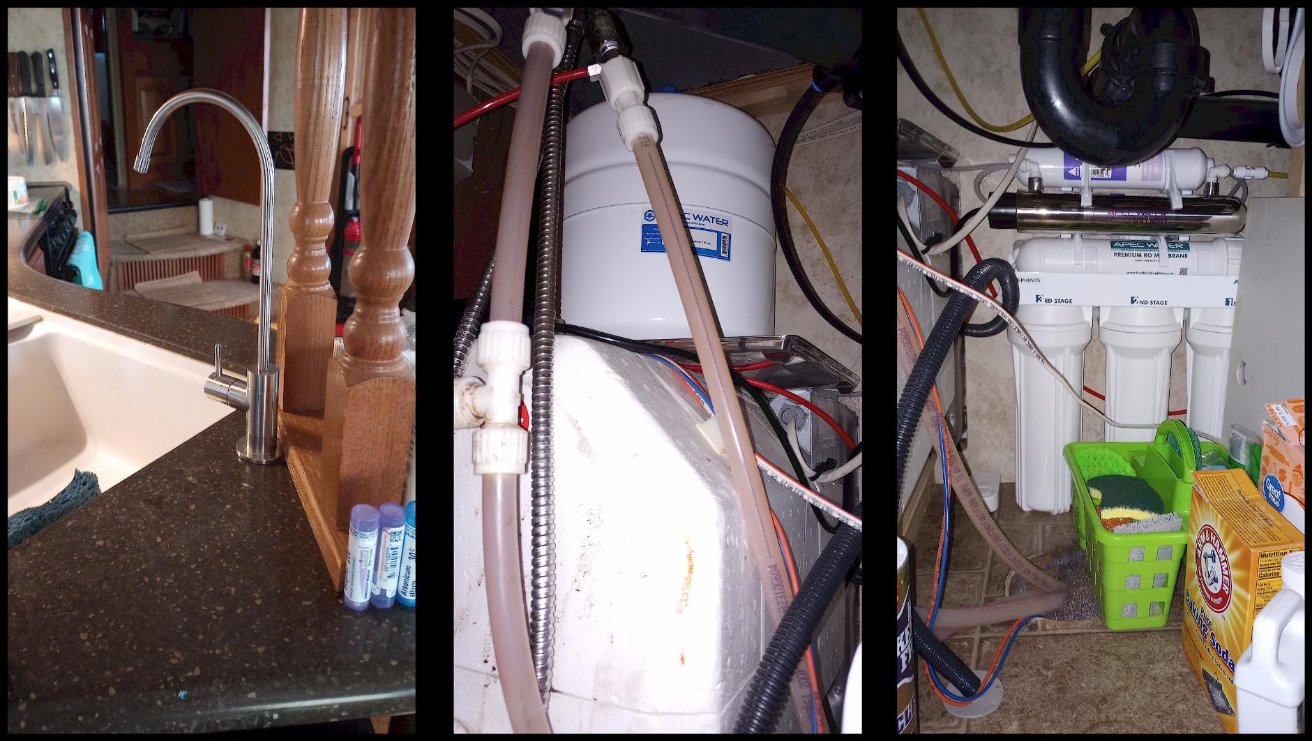 APEC Water ROES-PHUV75, 7-Stage Under Sink RO System, Alkaline & UV, 75 GPD | NSF Certified 372, Reduces 99% of Impurities, Removes Arsenic and Lead, UV Filter, DIY Installation, Reverse Osmosis System customer photo 1