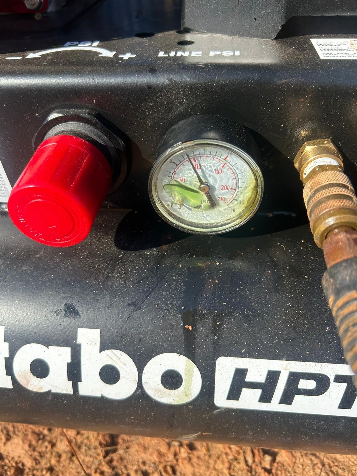 Metabo HPT Gas Powered Wheeled Air Compressor, 8 Gallon, EC2510E | Cast Iron Cylinder, Honda GX Engine, Integrated Control Panel, 116-145 PSI, Professional-Grade, Durable customer photo 1