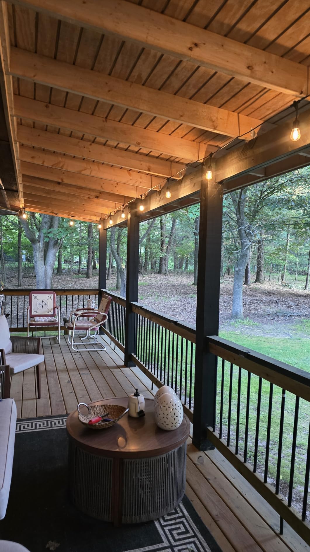 Brightech Ambience Pro - Waterproof LED Outdoor String Lights - 15 Hanging, Dimmable 2W Vintage Edison Bulbs - 48 Ft Commercial Grade Patio Lights Create Cafe Ambience in Your Backyard customer photo 1