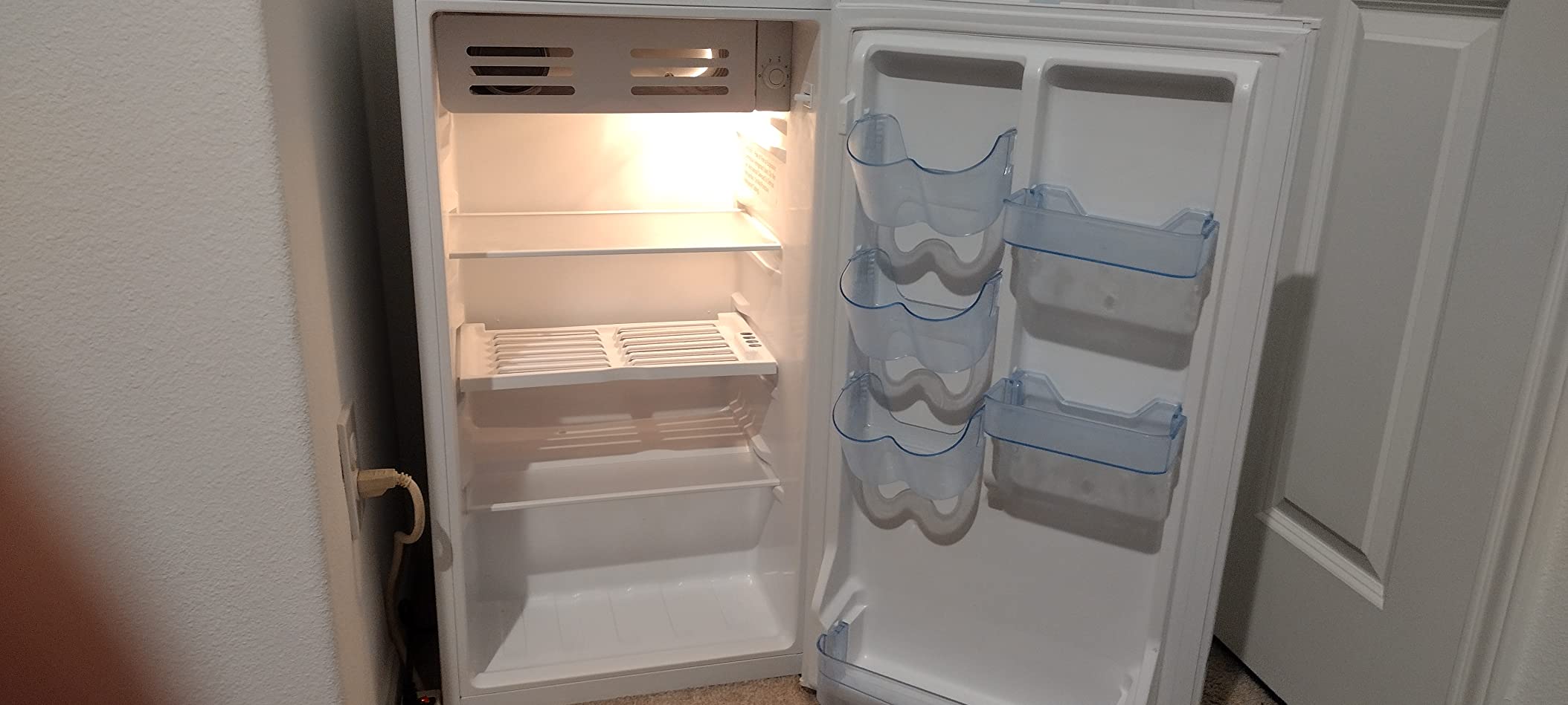 Frigidaire EFR331-WHITE 3.2 Cu ft Eraser Board Mini Compact Dorm Fridge (White) customer photo 2