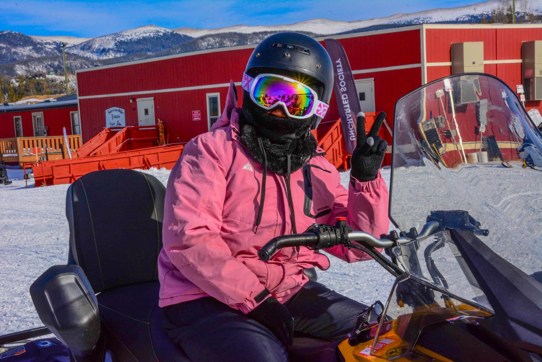 findway Ski Goggles OTG - Over Glasses Snow/Snowboard Goggles for Men, Women & Youth - 100% UV Protection customer photo 2