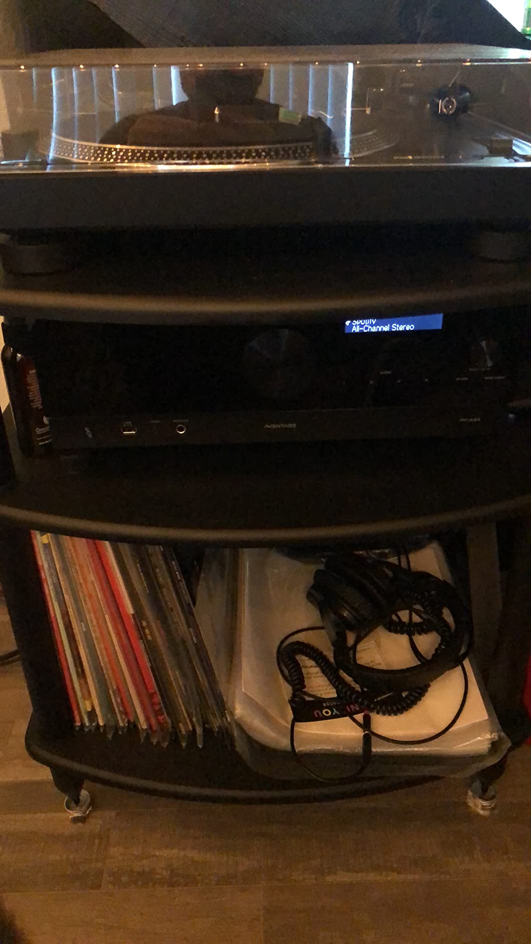 Pangea Audio Vulcan TT Turntable Stand with Vinyl Record Storage (Espresso) customer photo 1