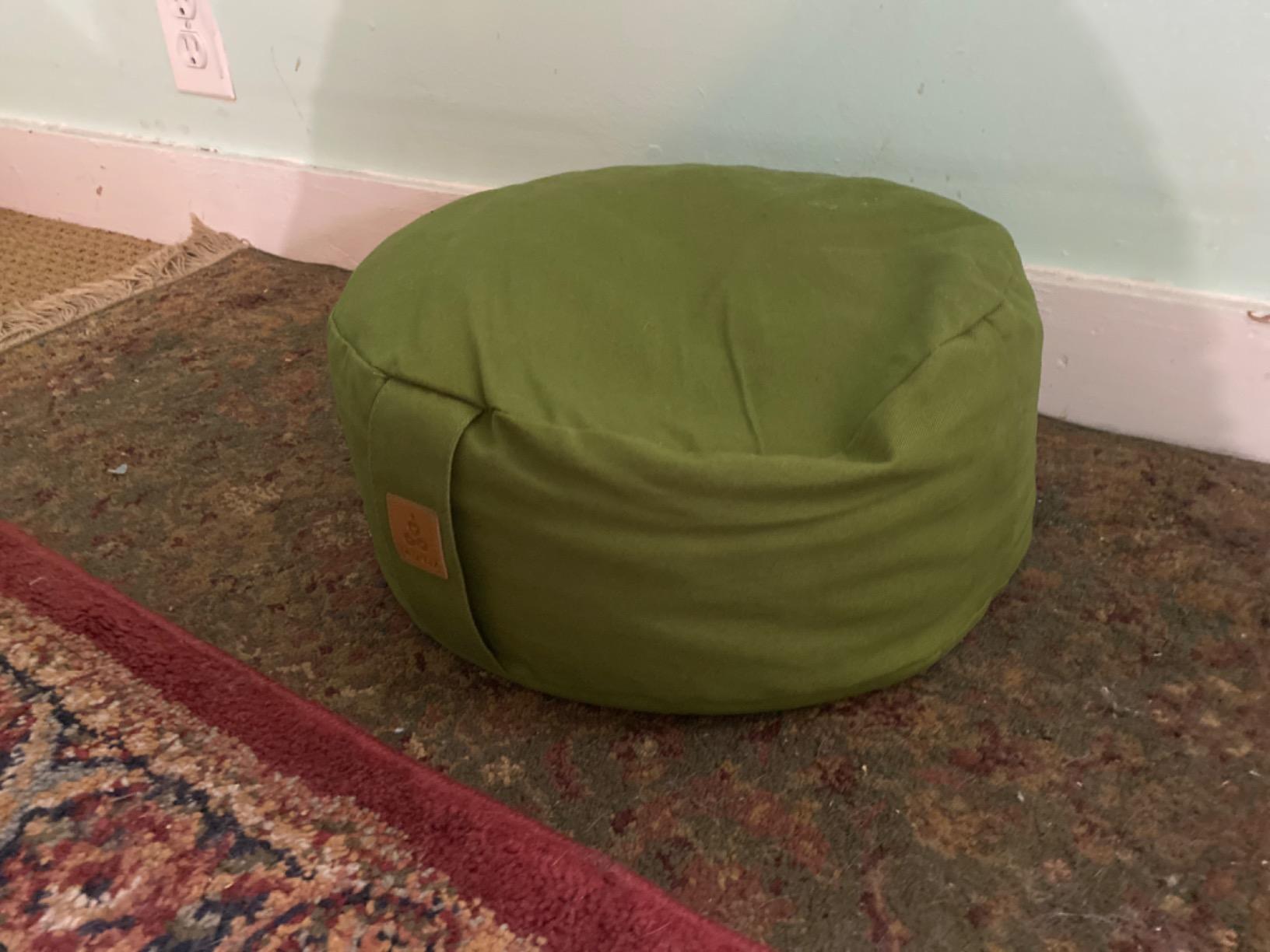 Zafu Buckwheat Meditation Cushion customer photo 1