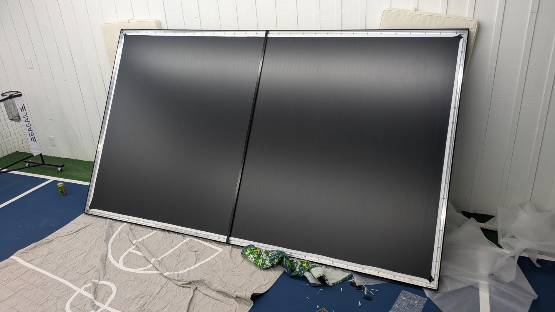 VEVOR Projector Screen 130inch Outdoor Projector Screen 16:9 Movie Screen Fixed Frame 3D Projector Screen for 4K HDTV Movie Theater customer photo 2