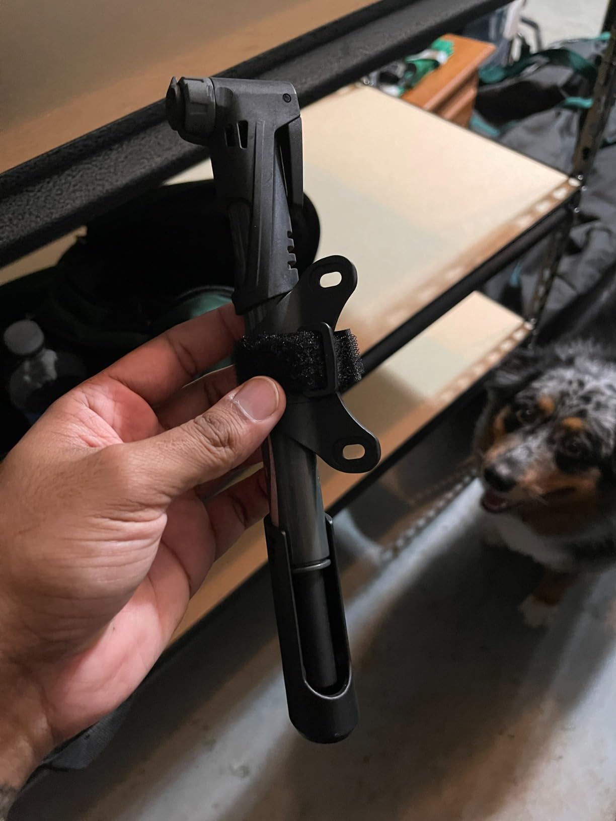 BV Mini Bike Pump Portable Frame Pump, Shock Pump for Bike Shock, Air Ball Pump Inflator with Ball Pump Needles, Mini Pump Fits Presta & Schrader- Smart Valve customer photo 1