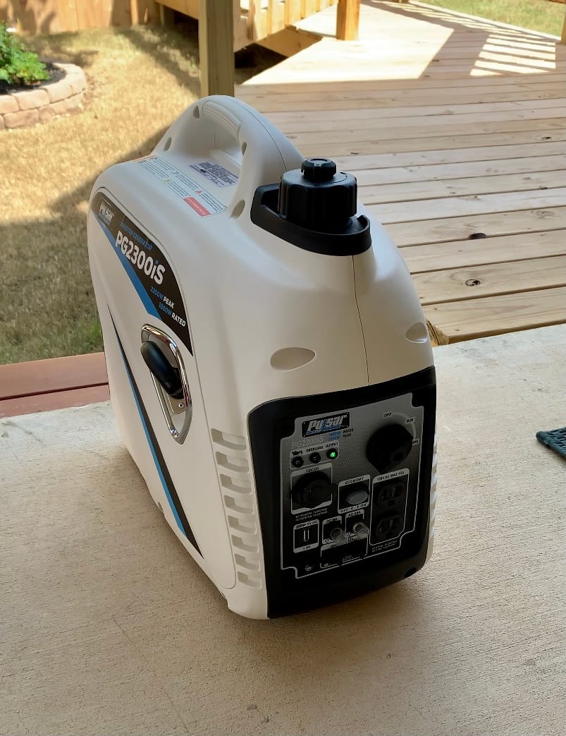 Pulsar PG2300iS 2,300W Portable Super Quiet Gas-Powered Inverter Generator with USB Outlet & Parallel Capability, CARB Compliant customer photo 2